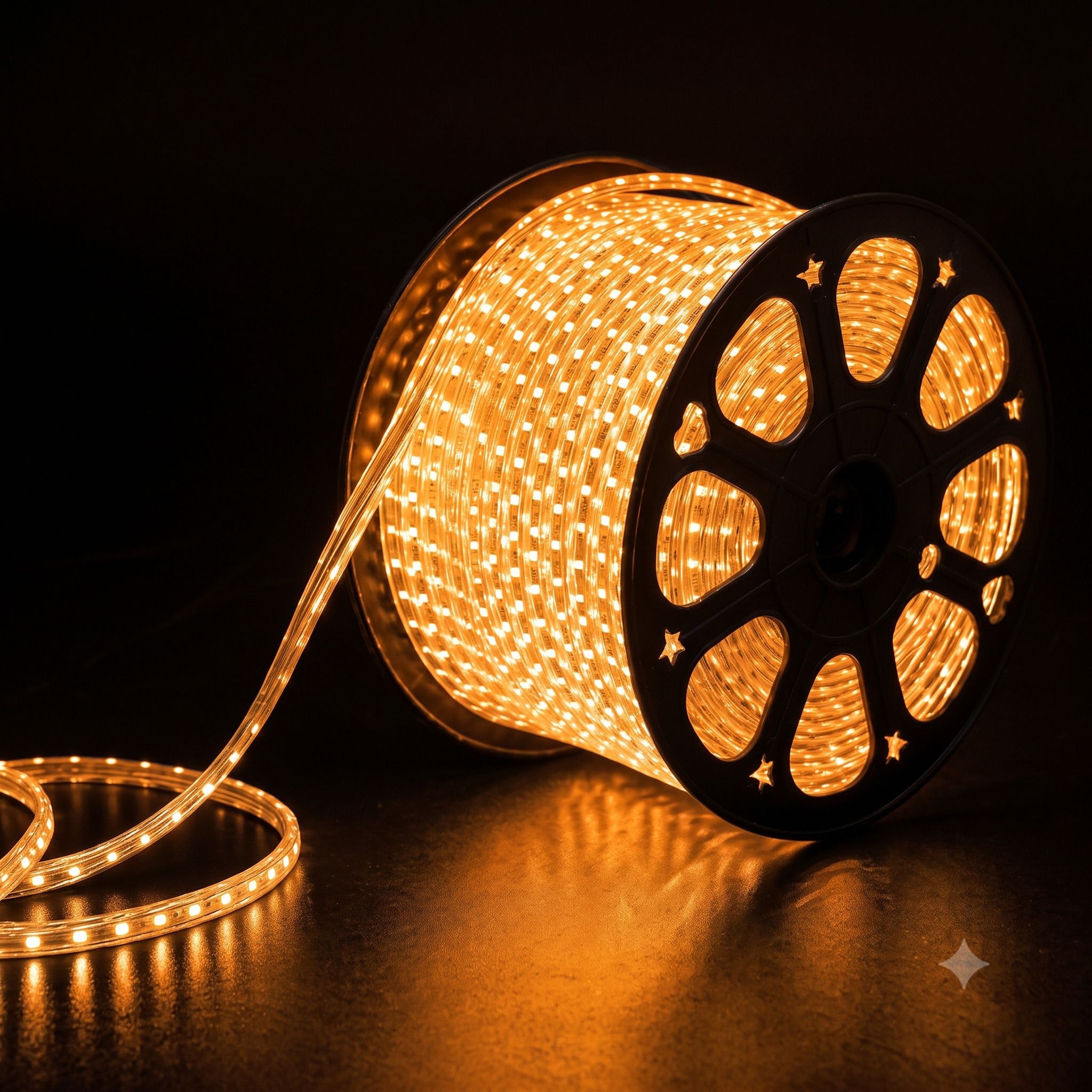lumionex 1200 LEDs 10.16 m Orange Steady Strip Rice Lights-picture-16