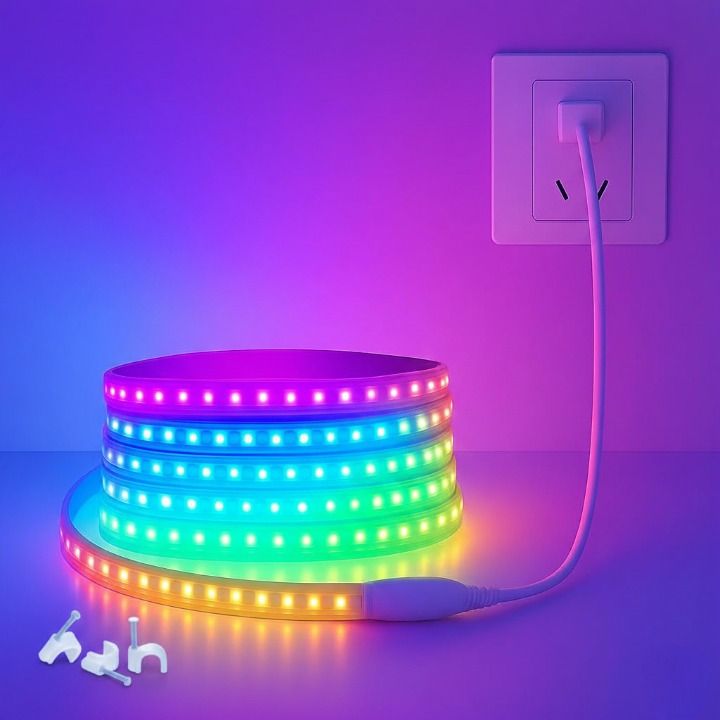 doji 240 LEDs 2 m Multicolor Steady Strip Rice Lights-picture-13