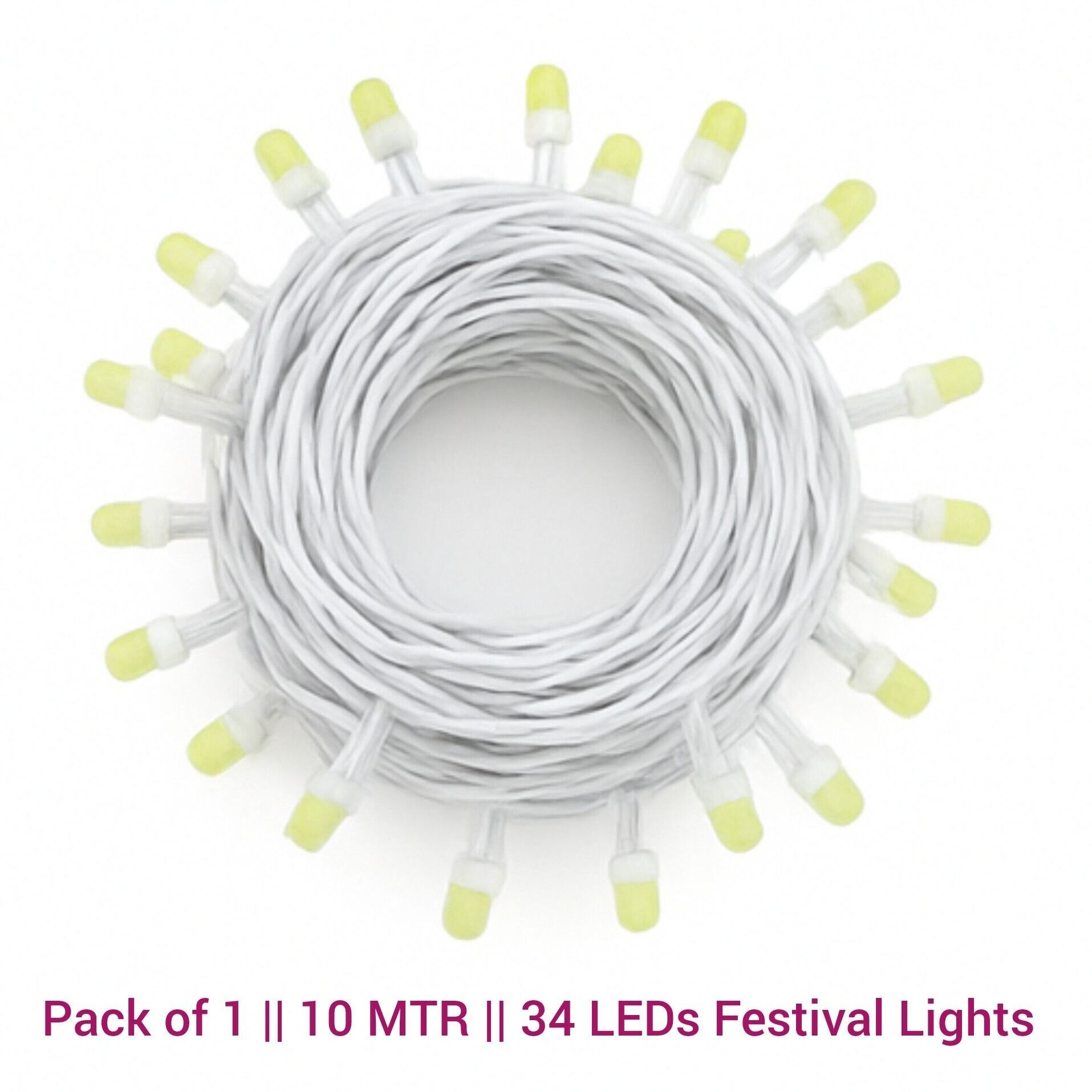 ap source 34 LEDs 10 m White Steady Ball Rice Lights-picture-25