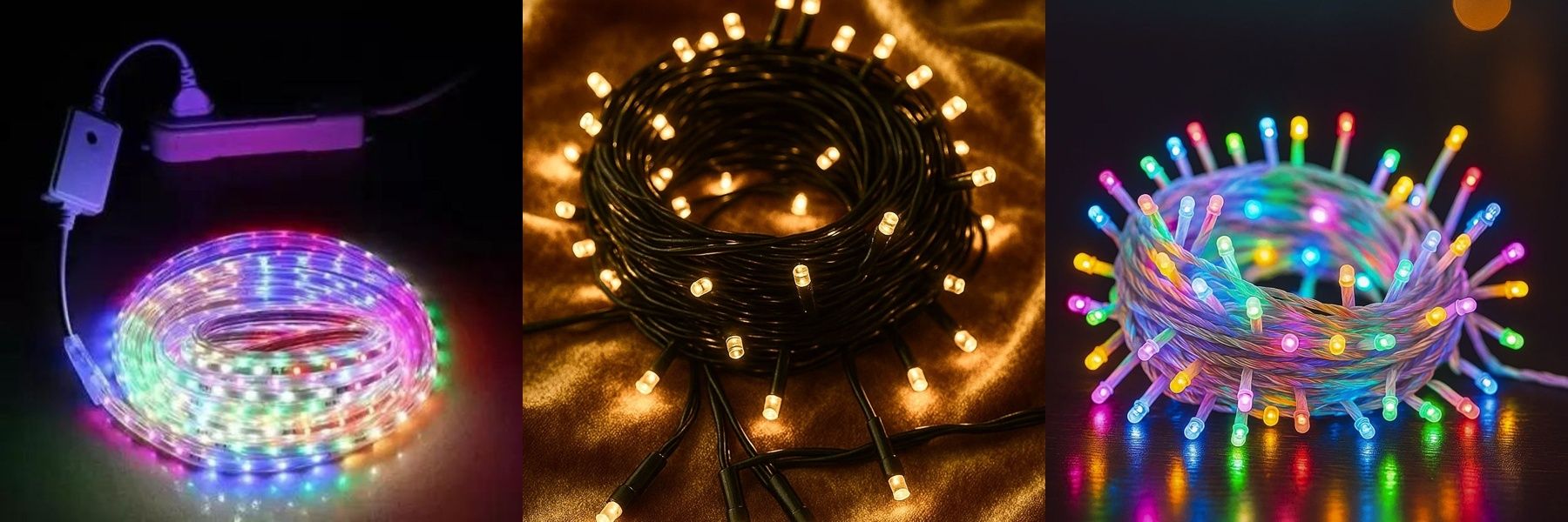 nkxik 35 LEDs 10 m Multicolor Steady Strip Rice Lights-picture-14
