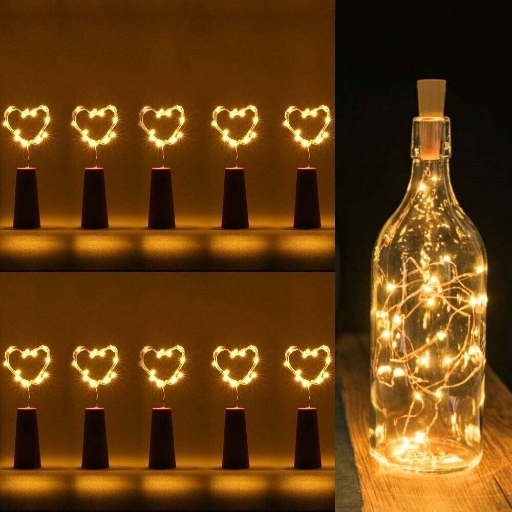 20 LEDs 2.03 m White Steady String Rice Lights-image-14