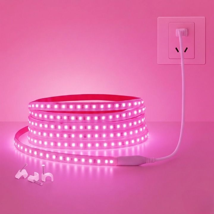 doji 240 LEDs 2 m Pink Steady Strip Rice Lights-picture-18