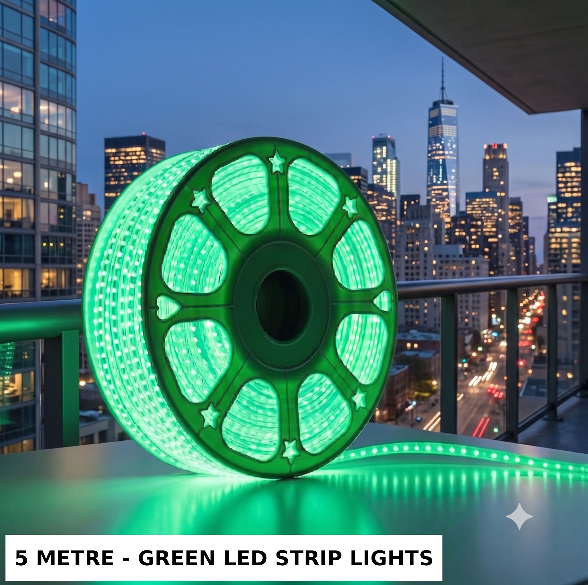 360 LEDs 3 m Yellow Steady Strip Rice Lights-image-34