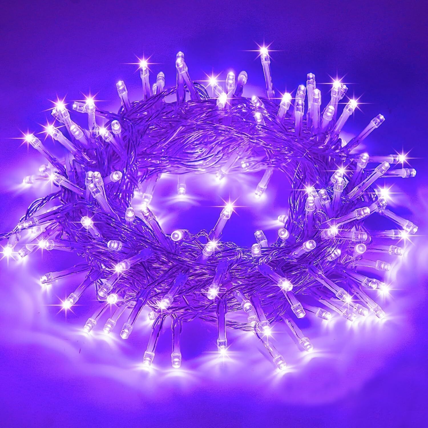 18 LEDs 6 m Purple Steady Bulb Rice Lights-image-24