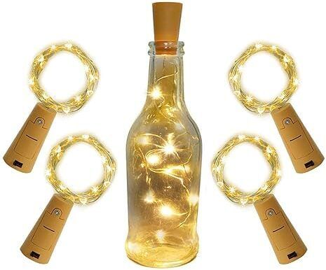 20 LEDs 2.03 m Yellow Steady Bulb Rice Lights-image-30