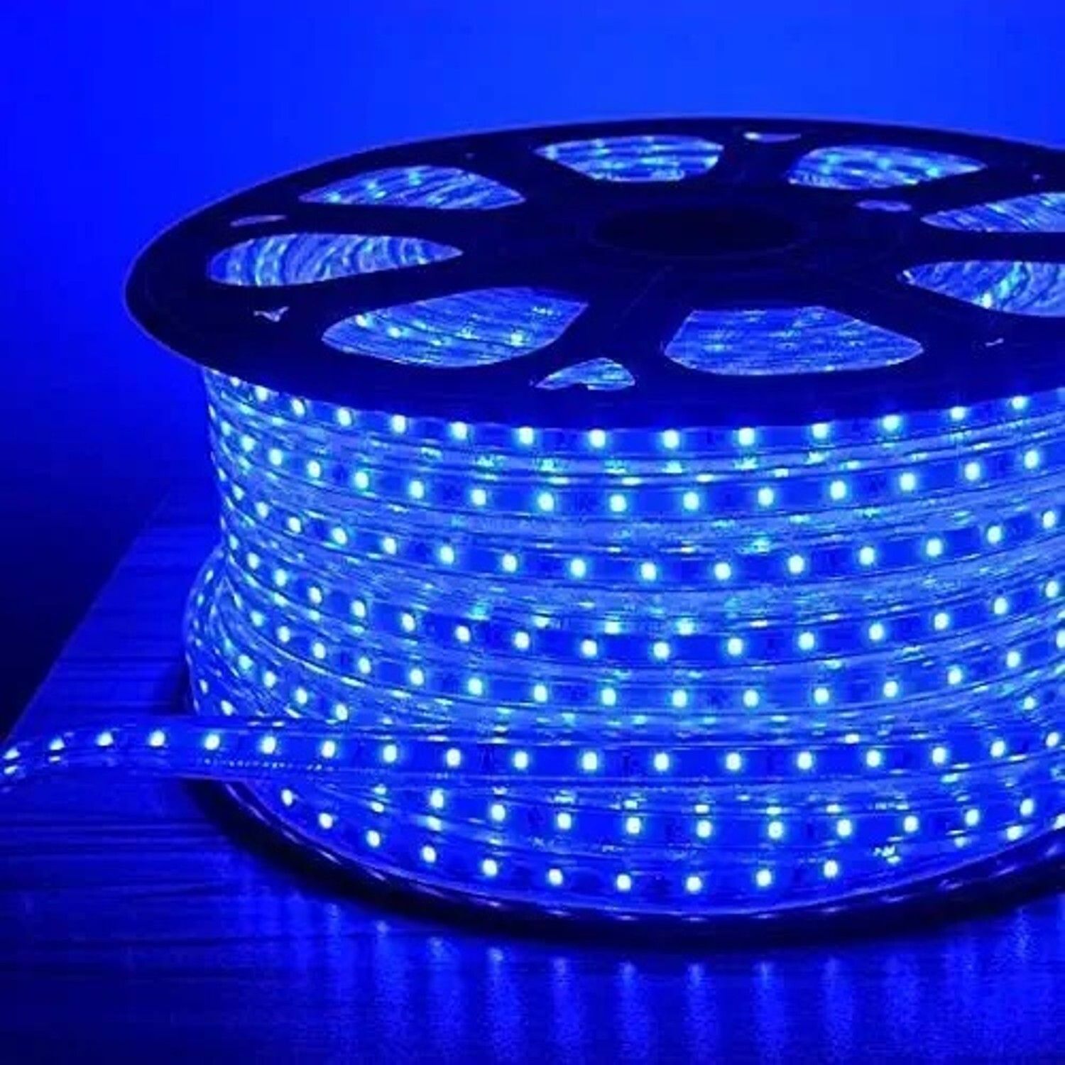 5400 LEDs 40 m Blue Steady String Rice Lights-image-2