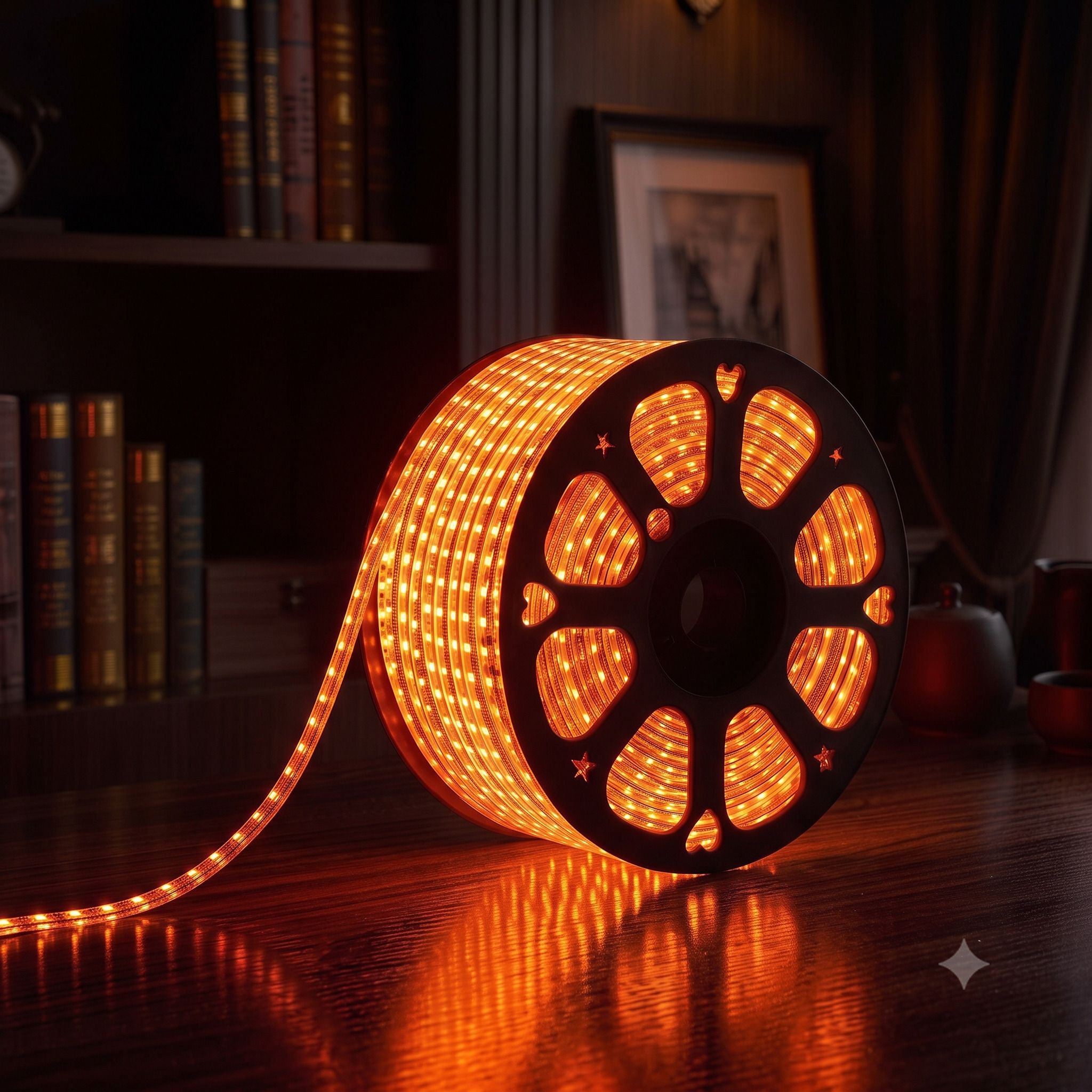 lumionex 1200 LEDs 10 m Orange Steady Strip Rice Lights-picture-26