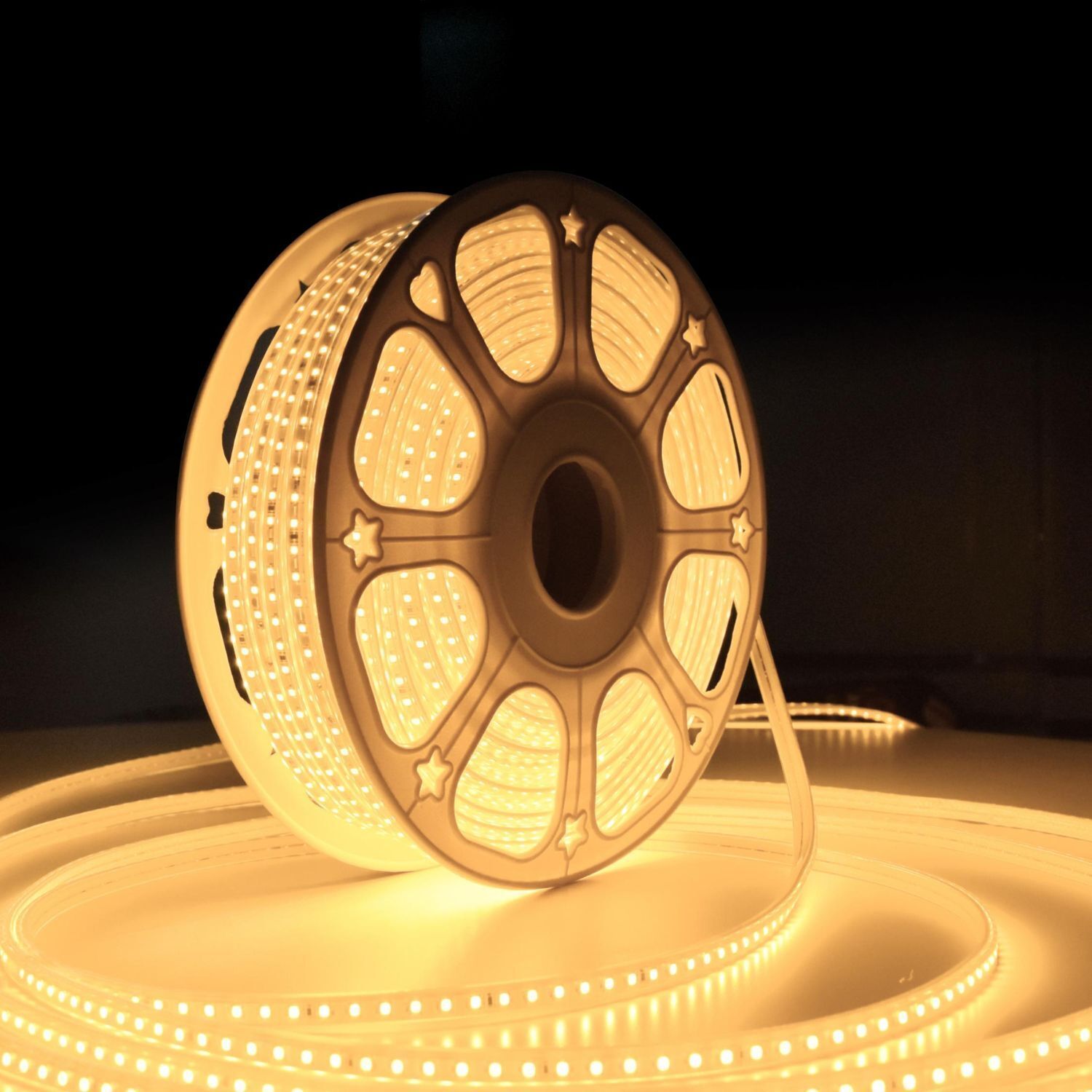 600 LEDs 5 m Yellow Steady String Rice Lights-image-41