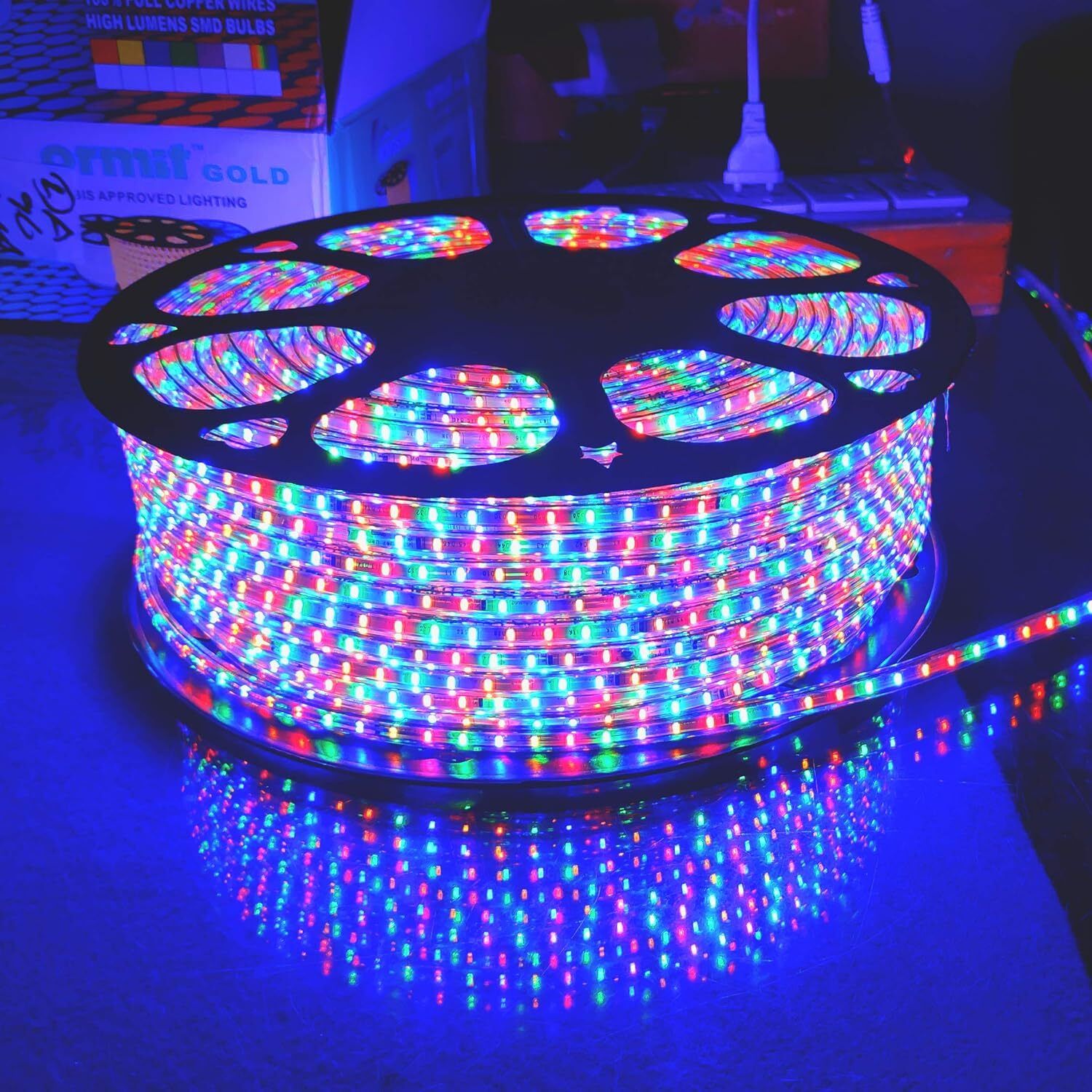1200 LEDs 20 m Multicolor Steady Strip Rice Lights-image-37