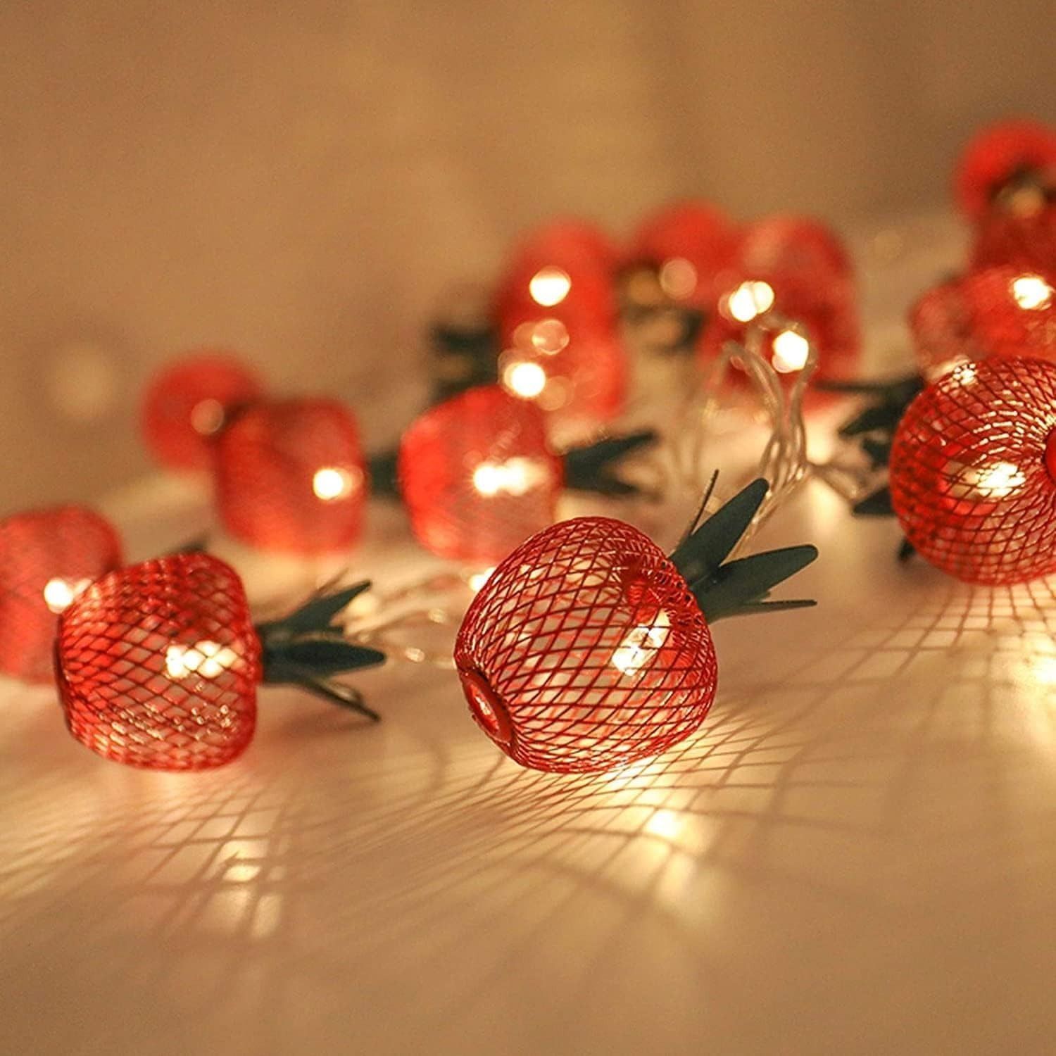 12 LEDs 1.5 m Red Steady String Rice Lights-image-47