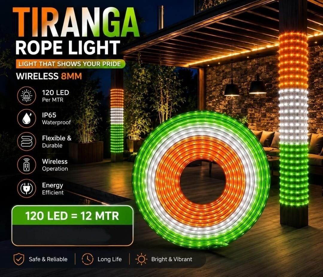 1440 LEDs 12 m Multicolor Steady Strip Rice Lights-image-9