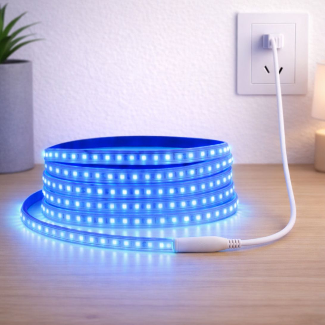 480 LEDs 4 m Blue Steady Strip Rice Lights-image-14