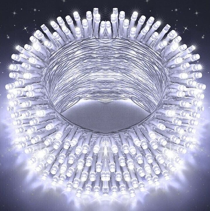 40 LEDs 11 m White Steady Bulb Rice Lights-image-49