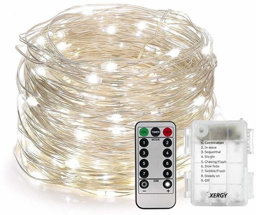 100 LEDs 10 m White Steady String Rice Lights-image-31