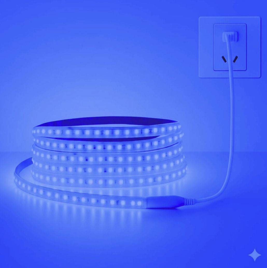 1800 LEDs 10 m Blue Steady Strip Rice Lights-image-41