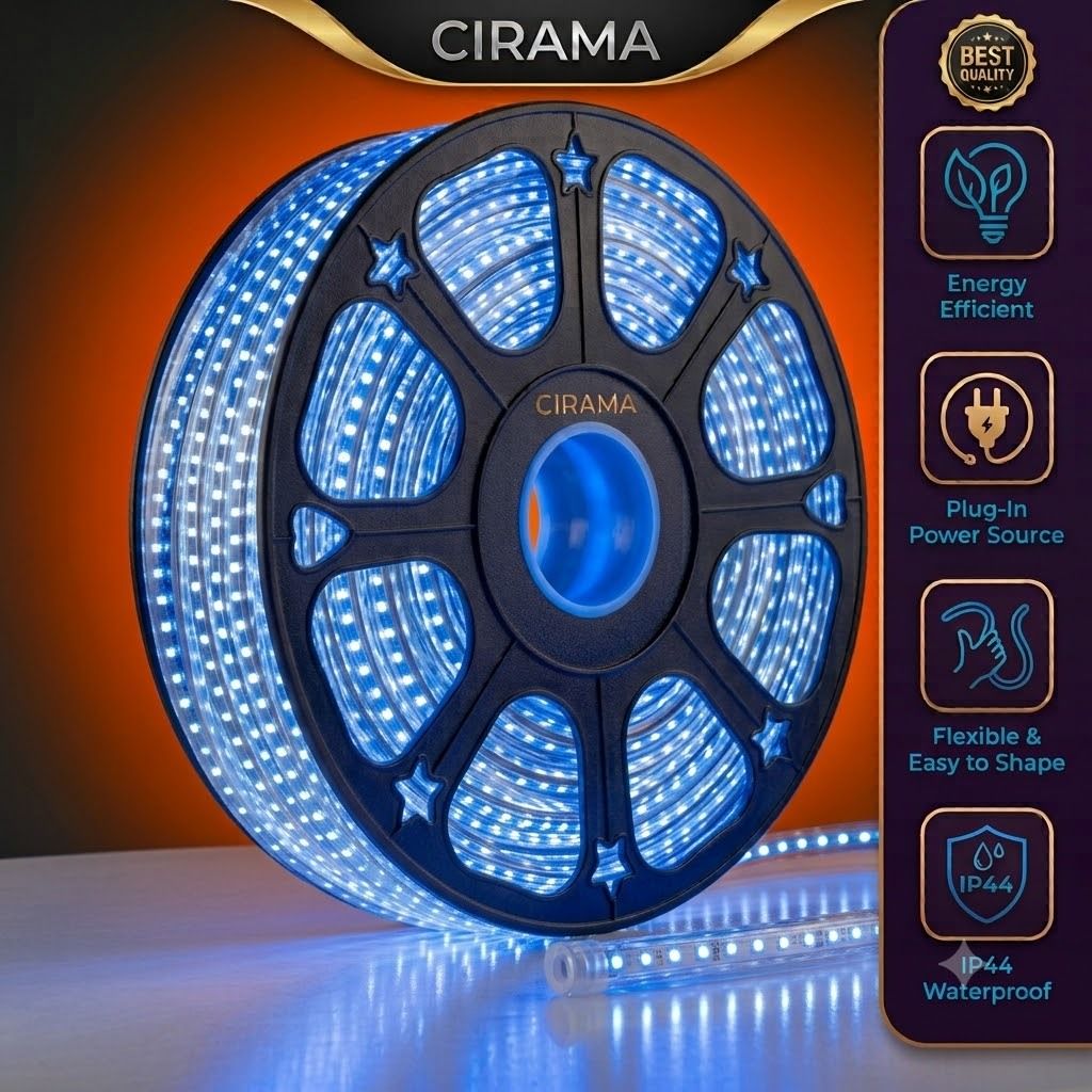 1 LEDs 8 m Blue Color Changing Strip Rice Lights-image-39