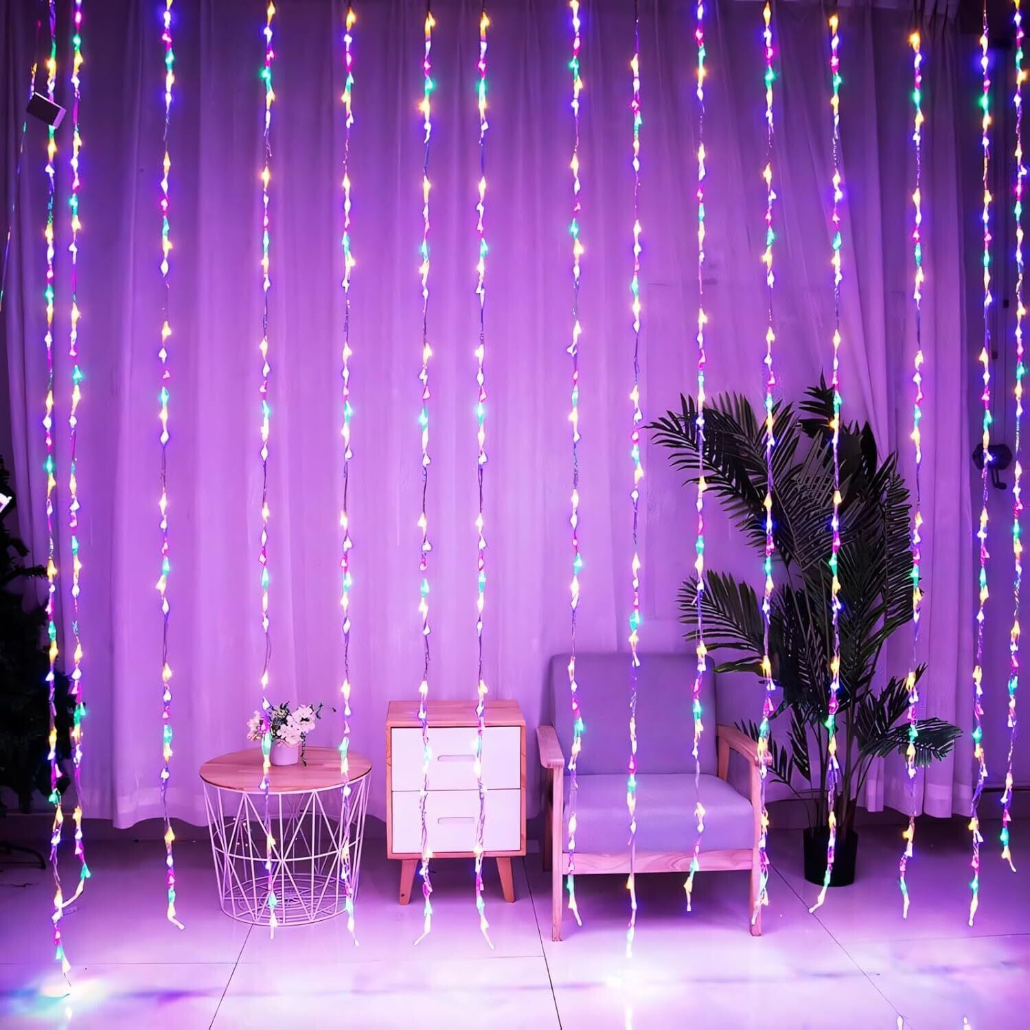 valora 180 LEDs 3 m Multicolor Flickering, Steady Water Drop Rice Lights-picture-19