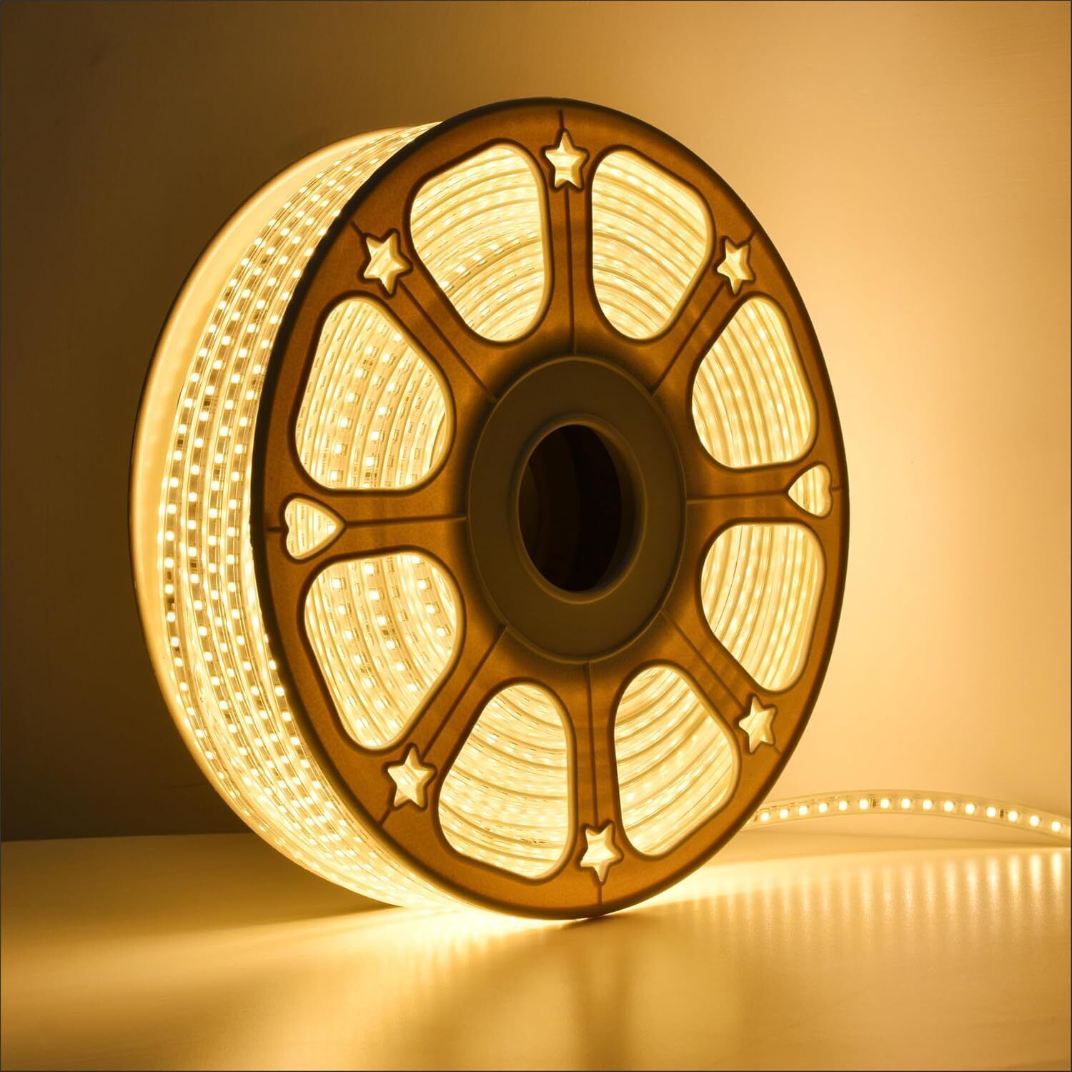 2400 LEDs 20 m Yellow Steady String Rice Lights-image-47