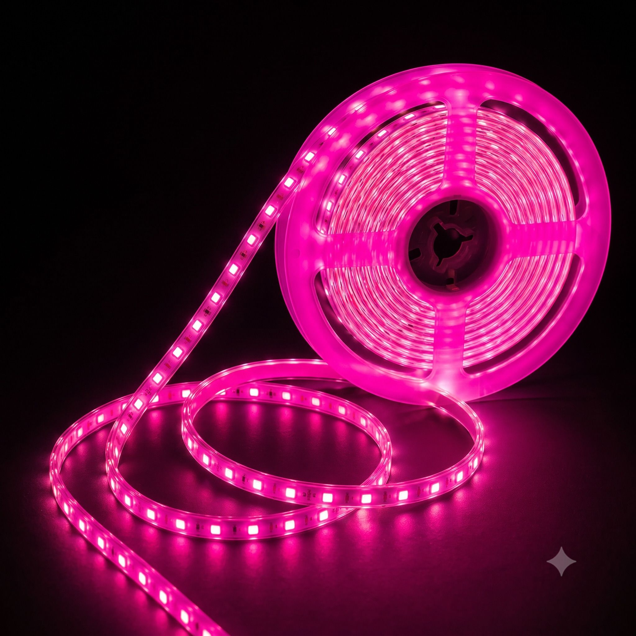 1600 LEDs 10 m Pink Steady Strip Rice Lights-image-19
