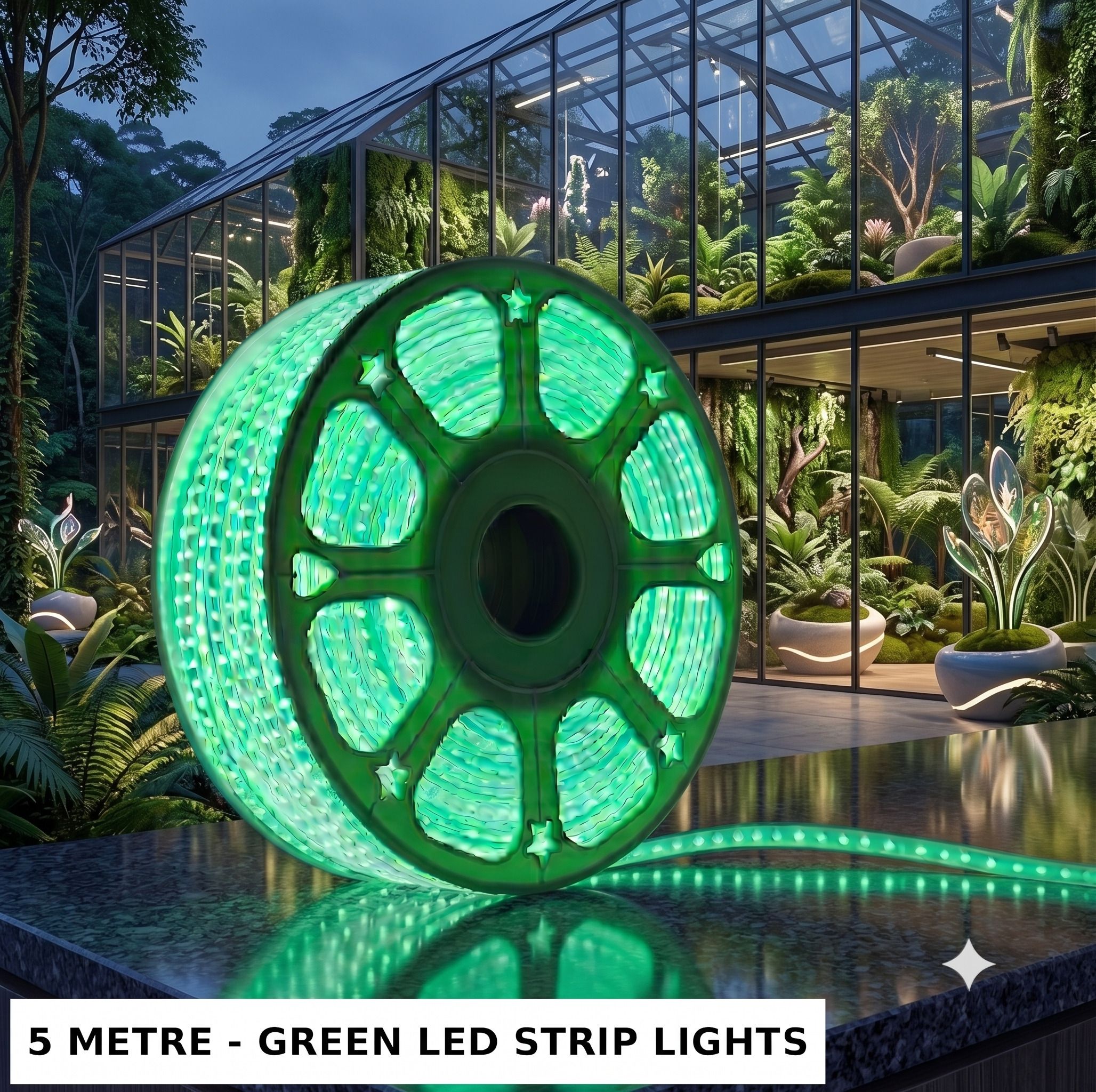 360 LEDs 3 m Yellow Steady Strip Rice Lights-image-41
