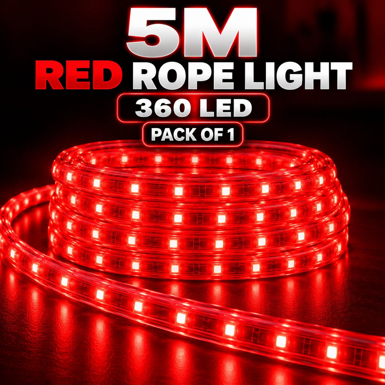 spark world 1200 LEDs 5 m Red Steady Strip Rice Lights-picture-27