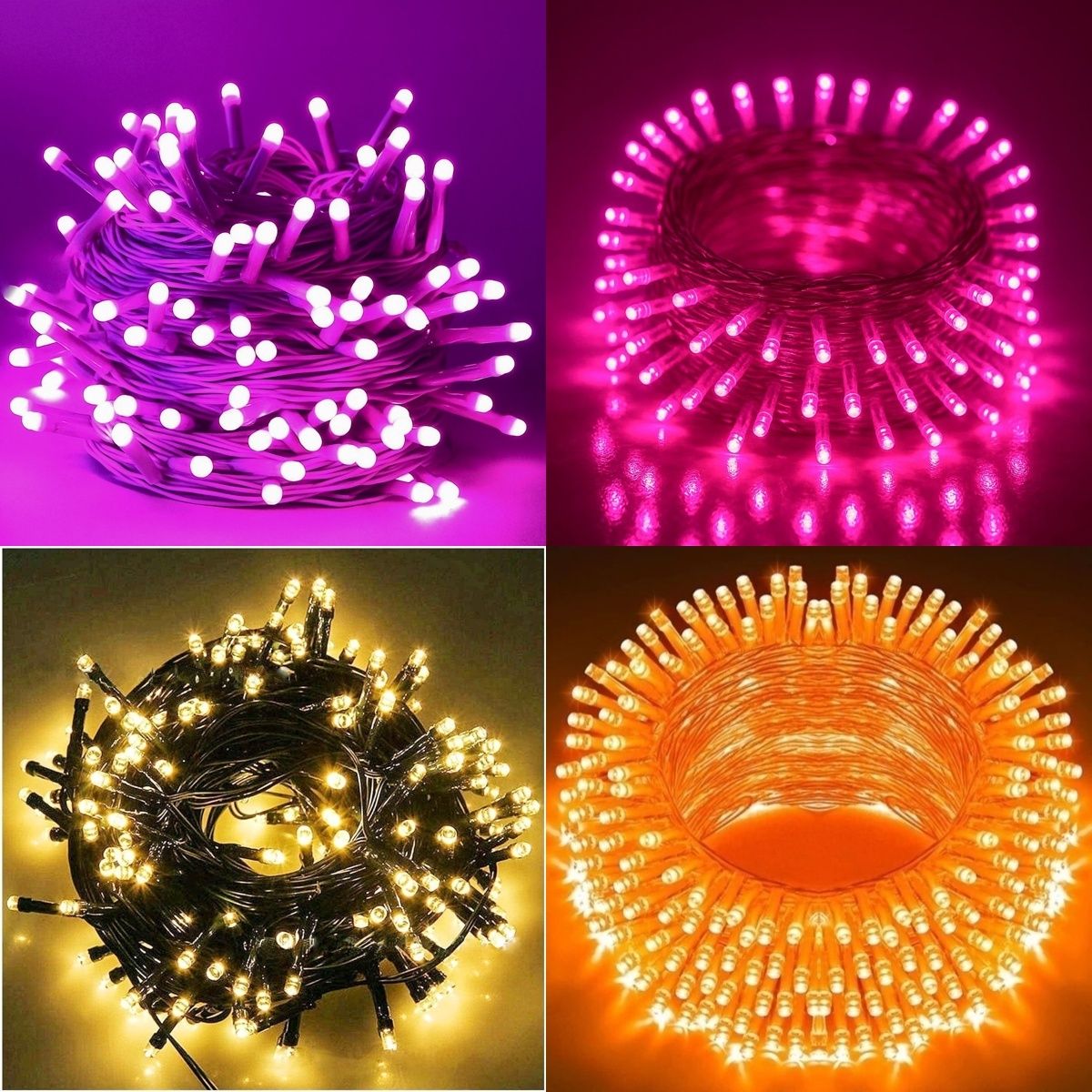 nkxik 35 LEDs 10 m Multicolor Steady Strip Rice Lights-picture-14