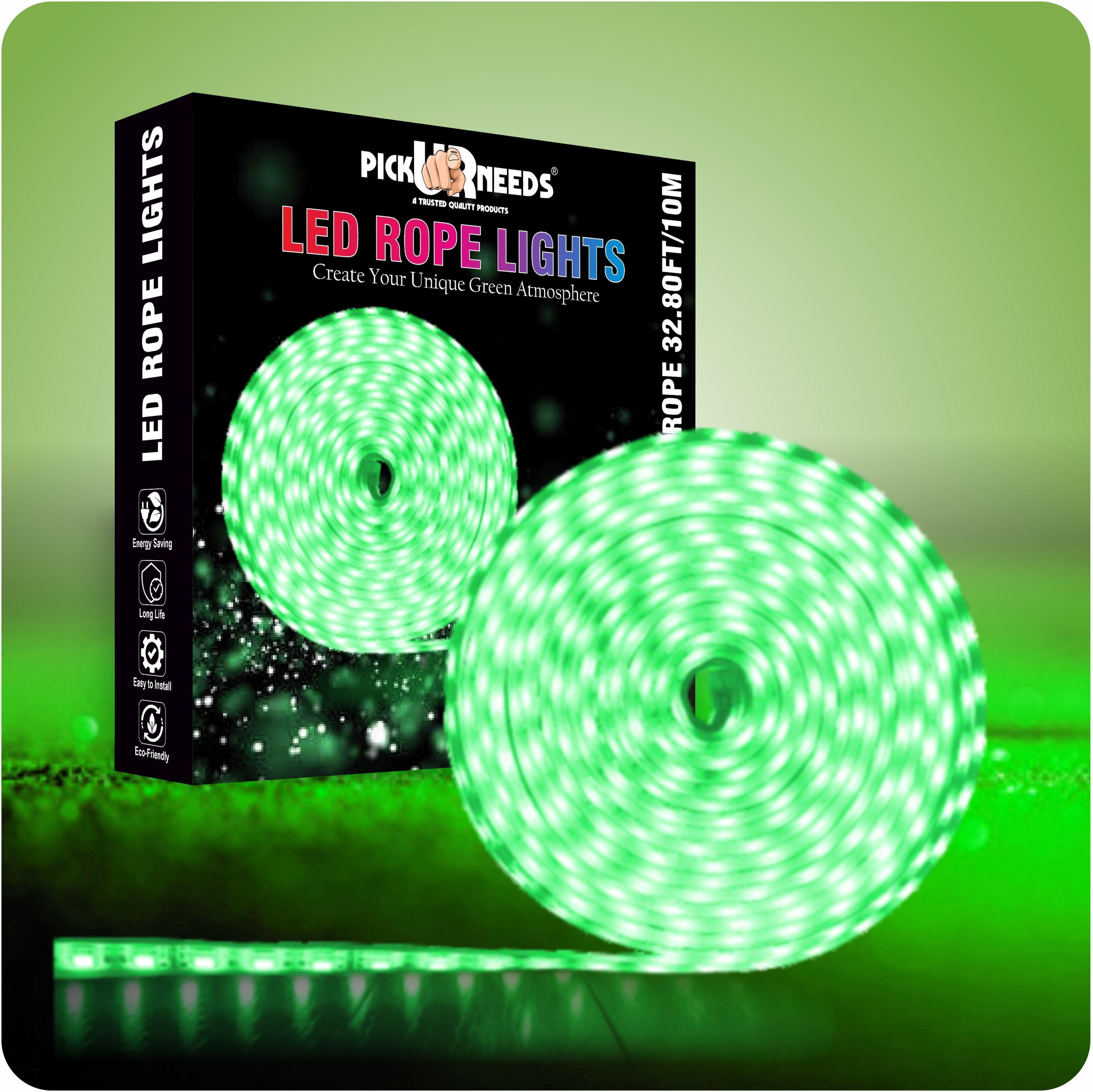 138 LEDs 10 m Green Color Changing Strip Rice Lights-image-7