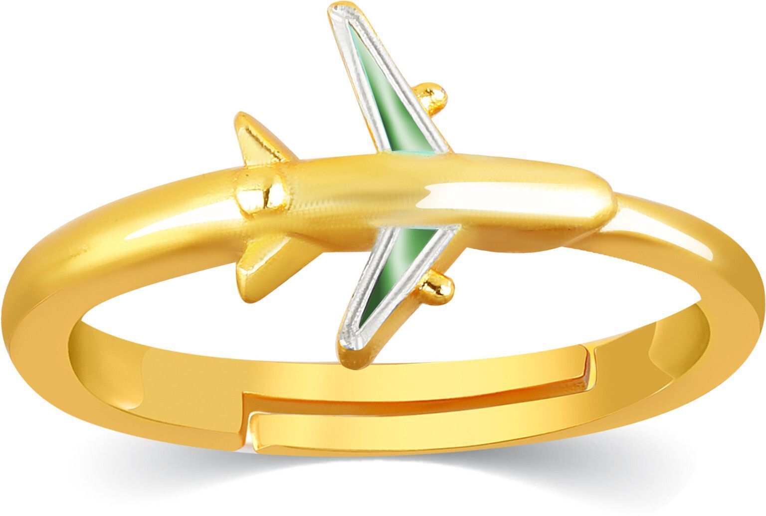 house of common Brass Gold Plated Ring-picture-23