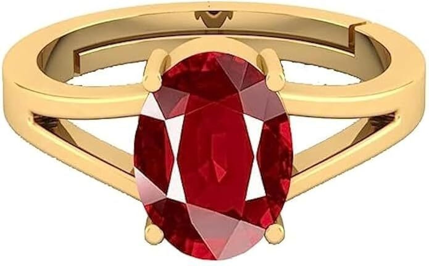 Natural 11.25 Ratti Manik Ruby Gem Stone With Leb Certificate Stone Ruby Ring Brass Ring-image-45