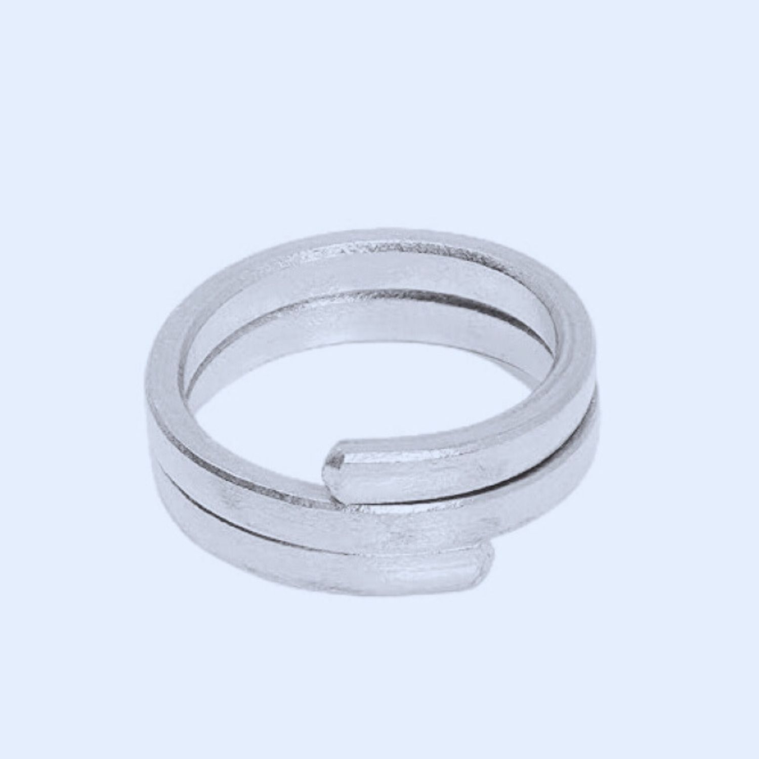 Ranga Ring for Men & Women | Adjustable Free Size Tin Challa | Lab Tested Metal Silver Plated Ring-image-49