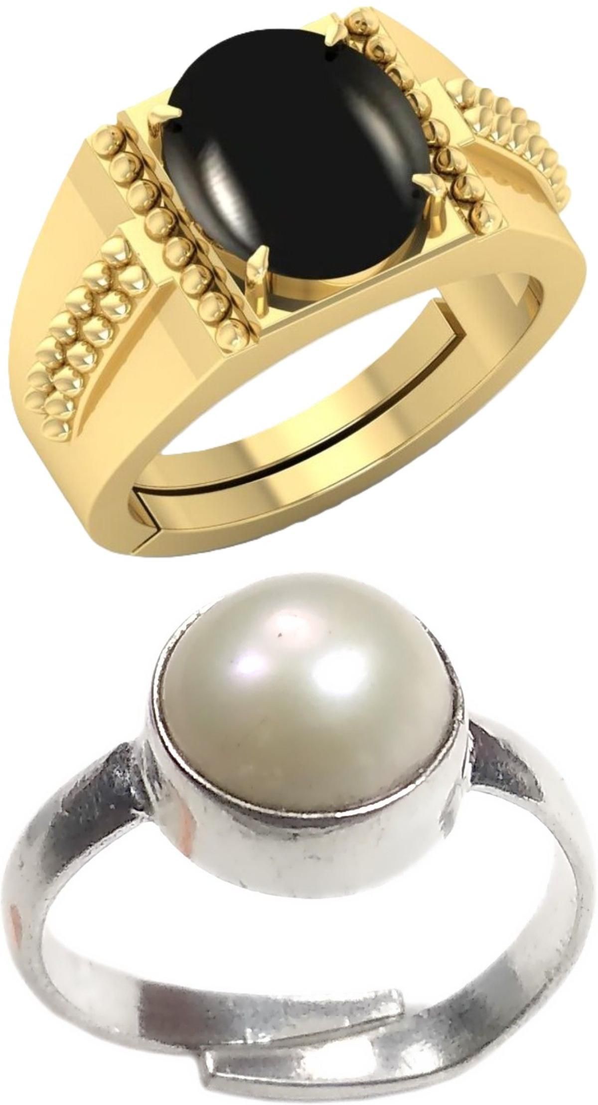 Unique & Effective Stone Ring for Men & Women Brass, Glass Ring-image-9