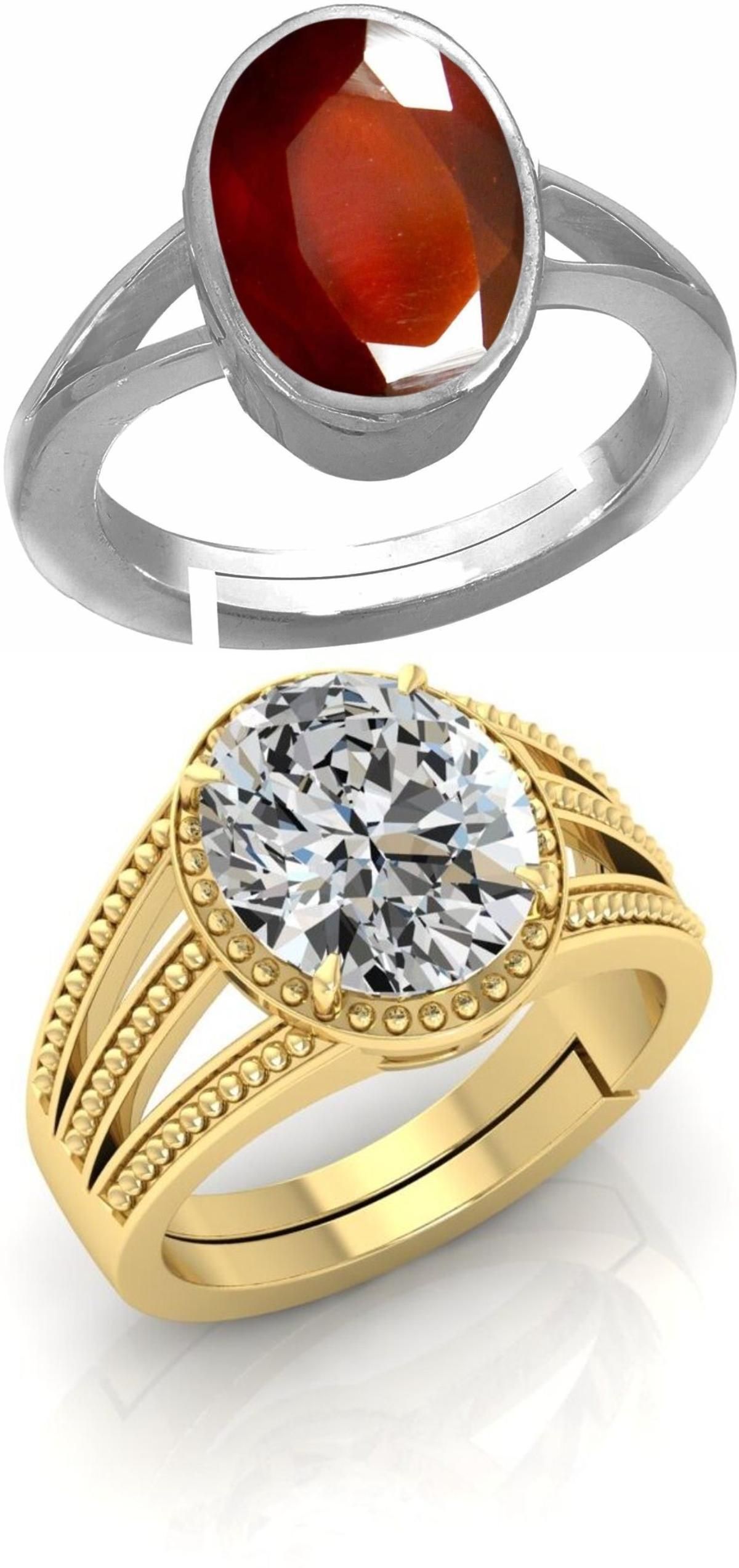 Unique & Effective Stone Ring for Men & Women Brass, Glass Ring-image-29