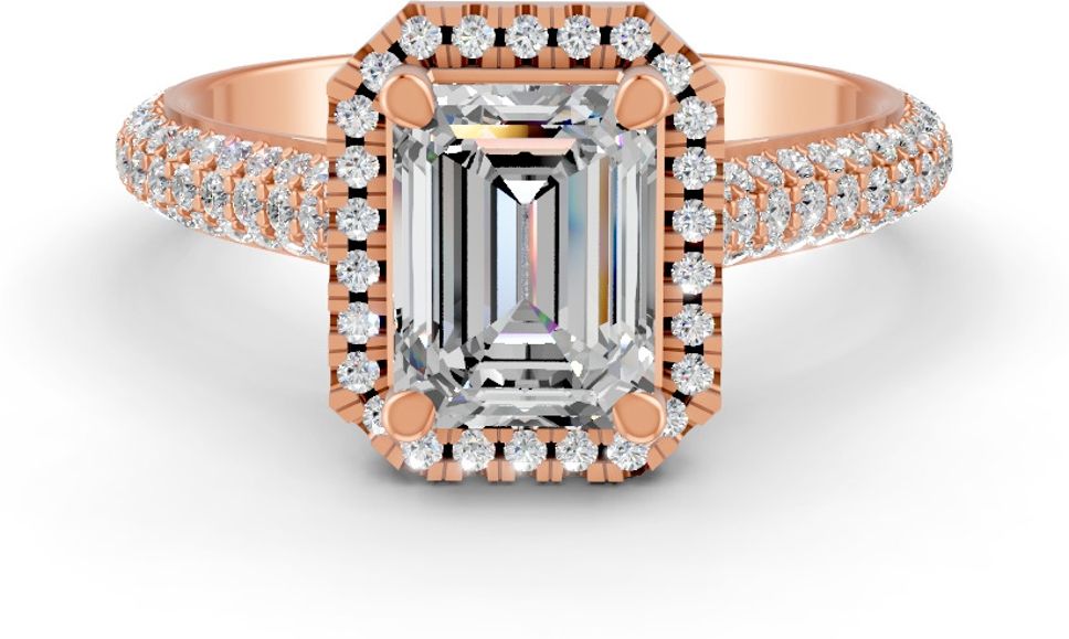 forever jewels 2.50 Ct Radiant Cut Moissanite Engagement Ring 14K Gold Plated Sterling Silver Moissanite Gold Plated Ring-picture-18