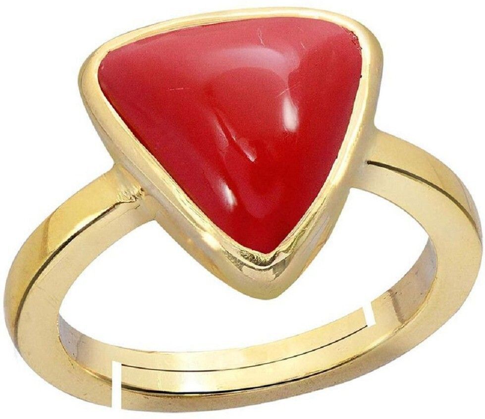 Most Attractive Coral Ring Women and Men Copper Gold Plated Ring-image-23