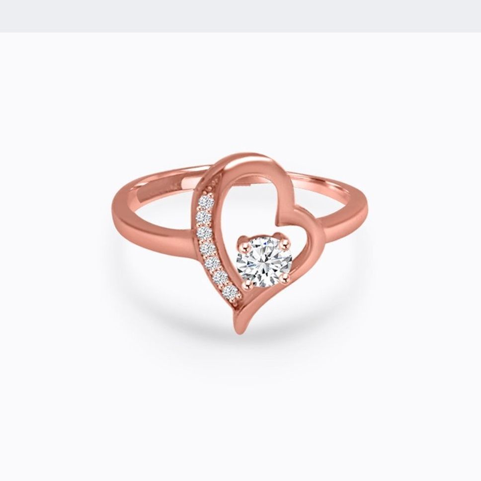 apna silver Silver Cubic Zirconia Rhodium Plated Ring-picture-39