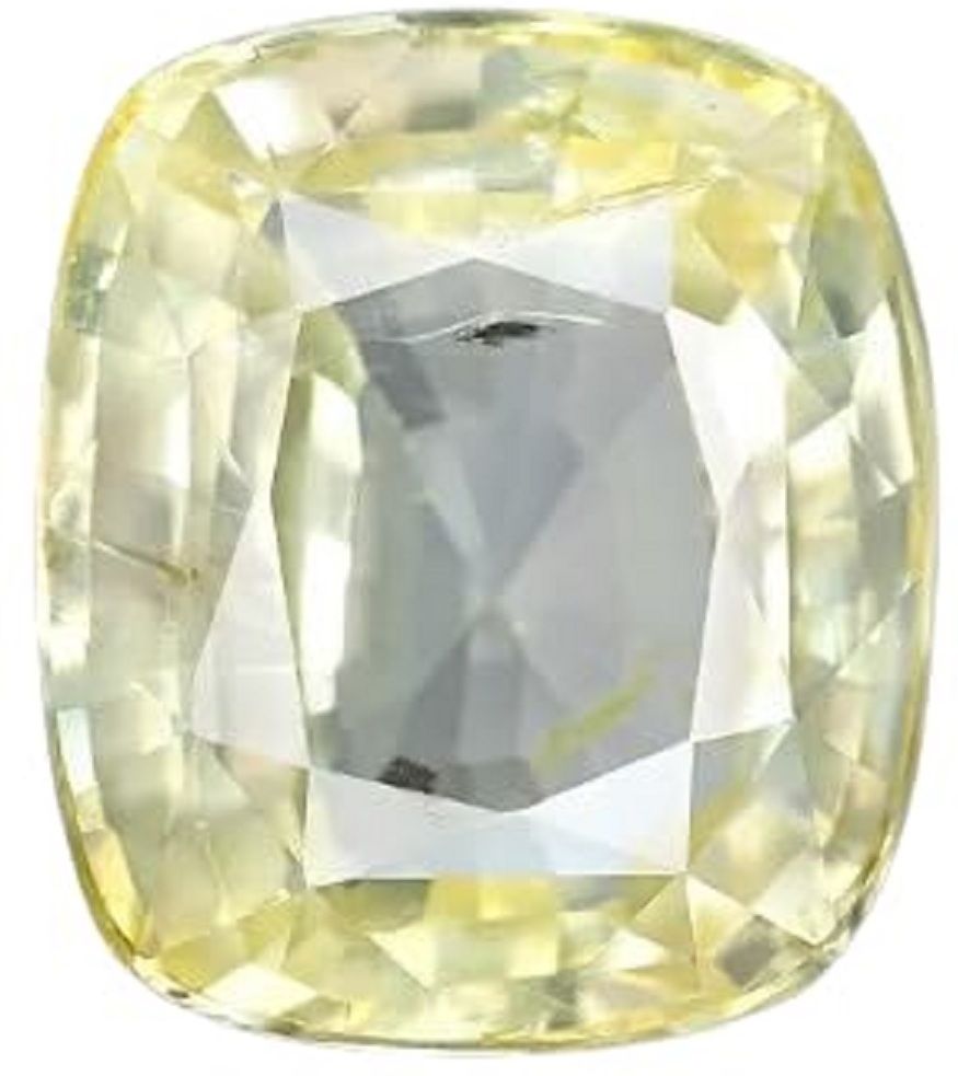 ( 7.50 RATTI ) Lab Certificd Natural Yellow 100% Orginal (Pukrhja ) Stone Sapphire Ring-image-29