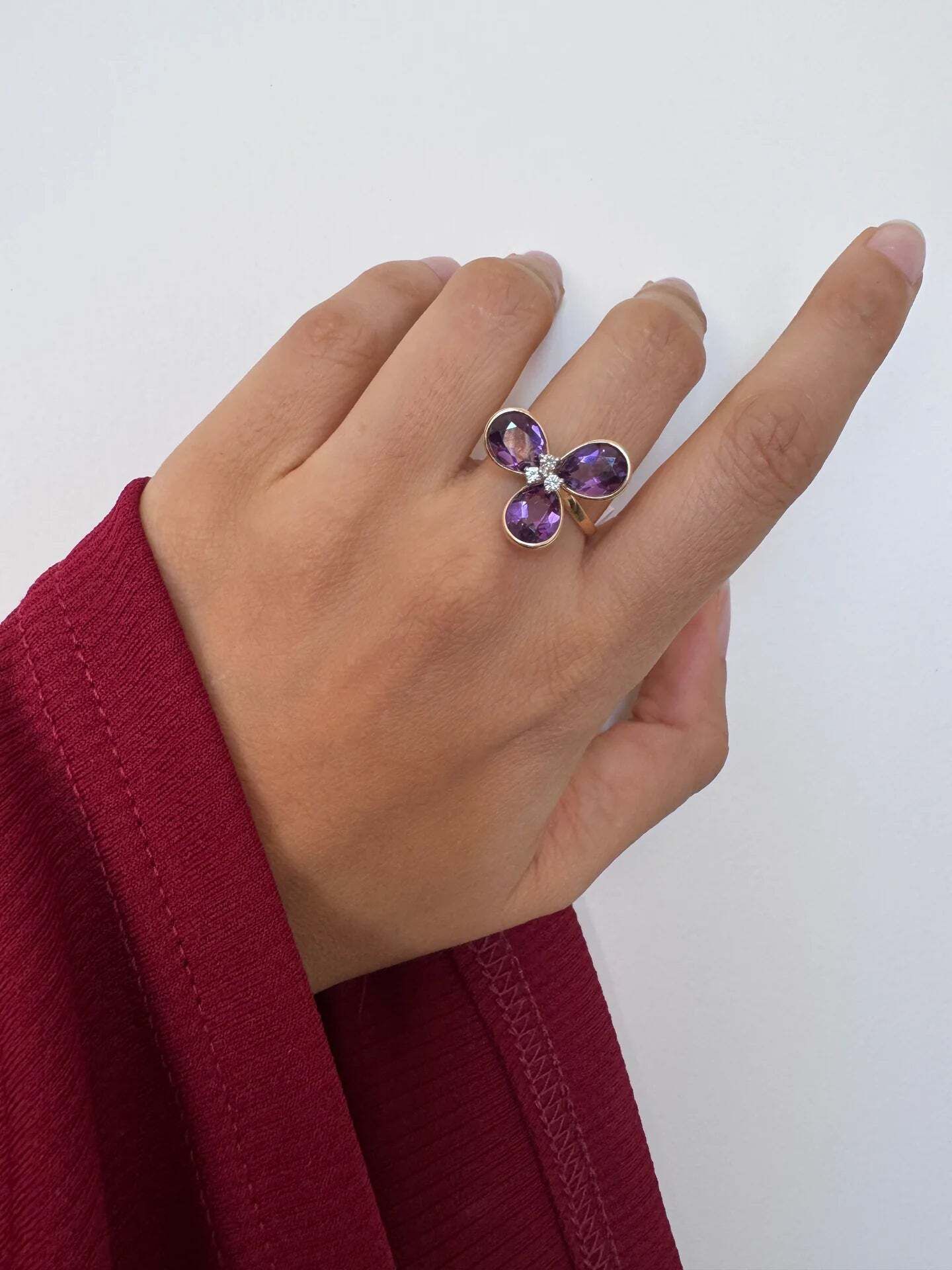 carillon jewelry Katie Ring Sterling Silver Amethyst Ring-picture-28