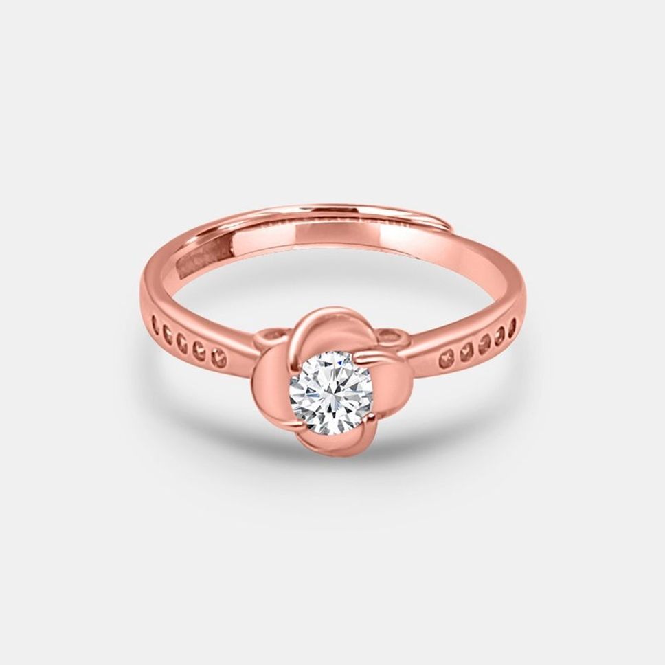 apna silver Silver Cubic Zirconia Rhodium Plated Ring-picture-47