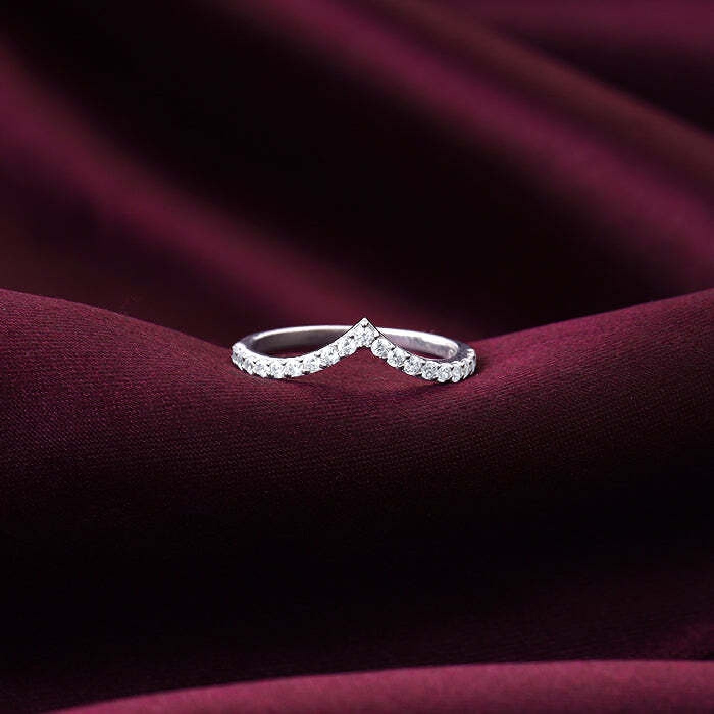 giva 925 Silver Solid Shine Vanki Ring for Women Sterling Silver Zircon Rhodium Plated Ring-picture-12