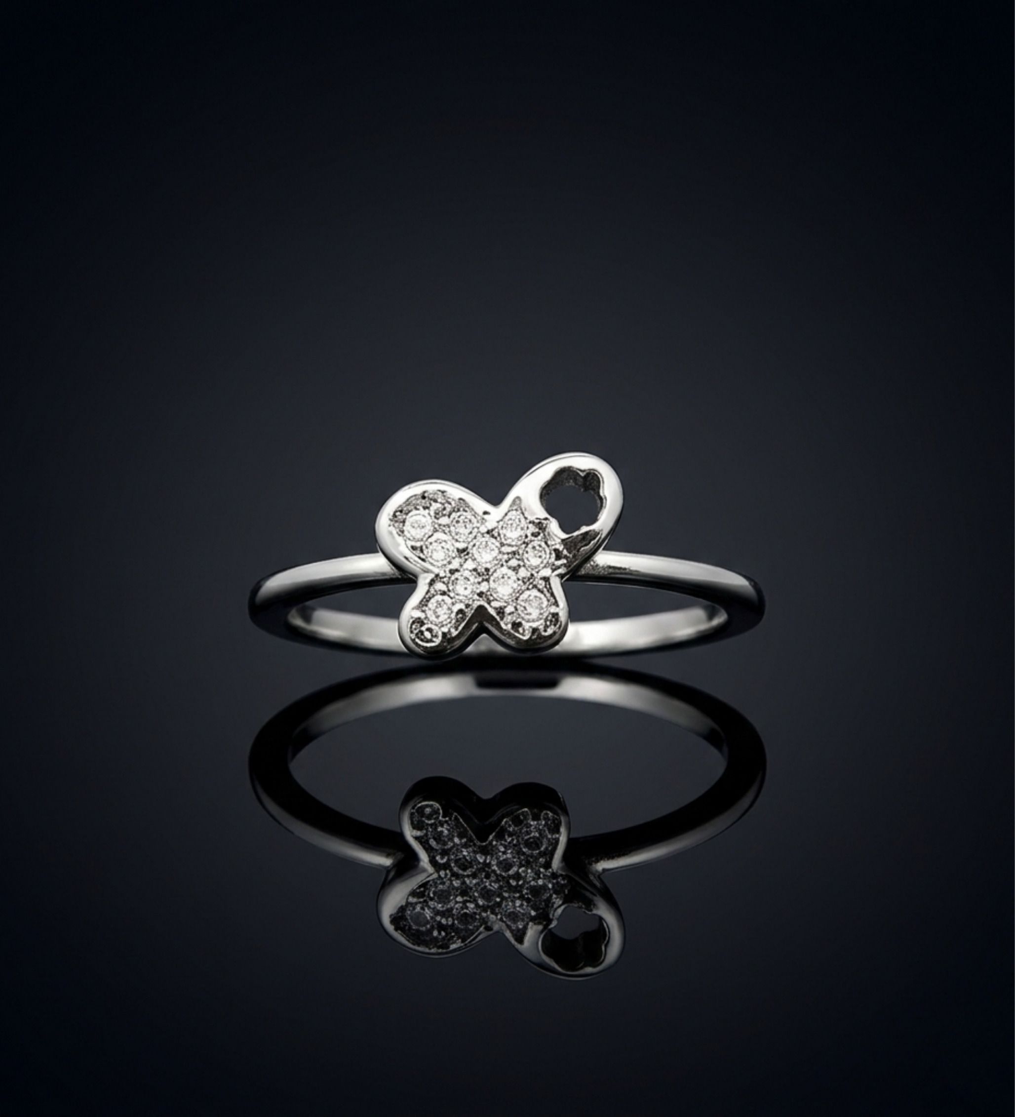 Sterling Silver Cubic Zirconia Sterling Silver Plated Ring-image-15
