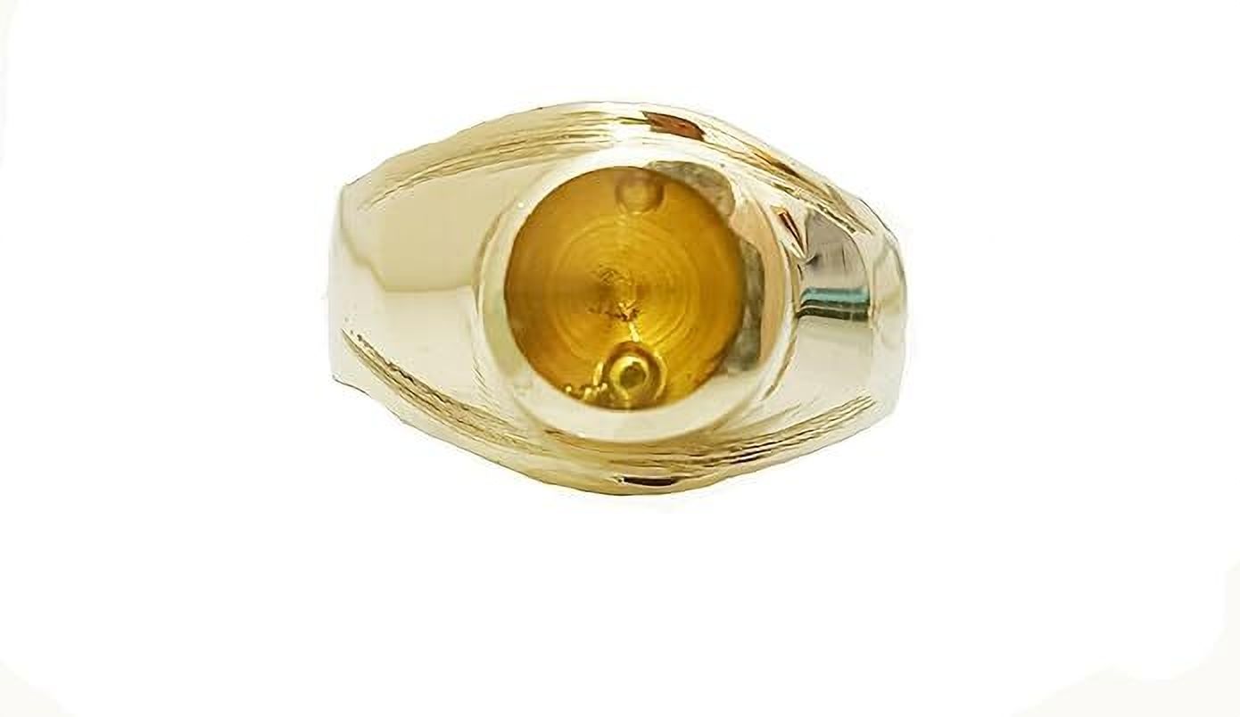 Ashtadhatu Paramani Gold Plated Mercury Brass Ring Brass Gold Plated Ring-image-2