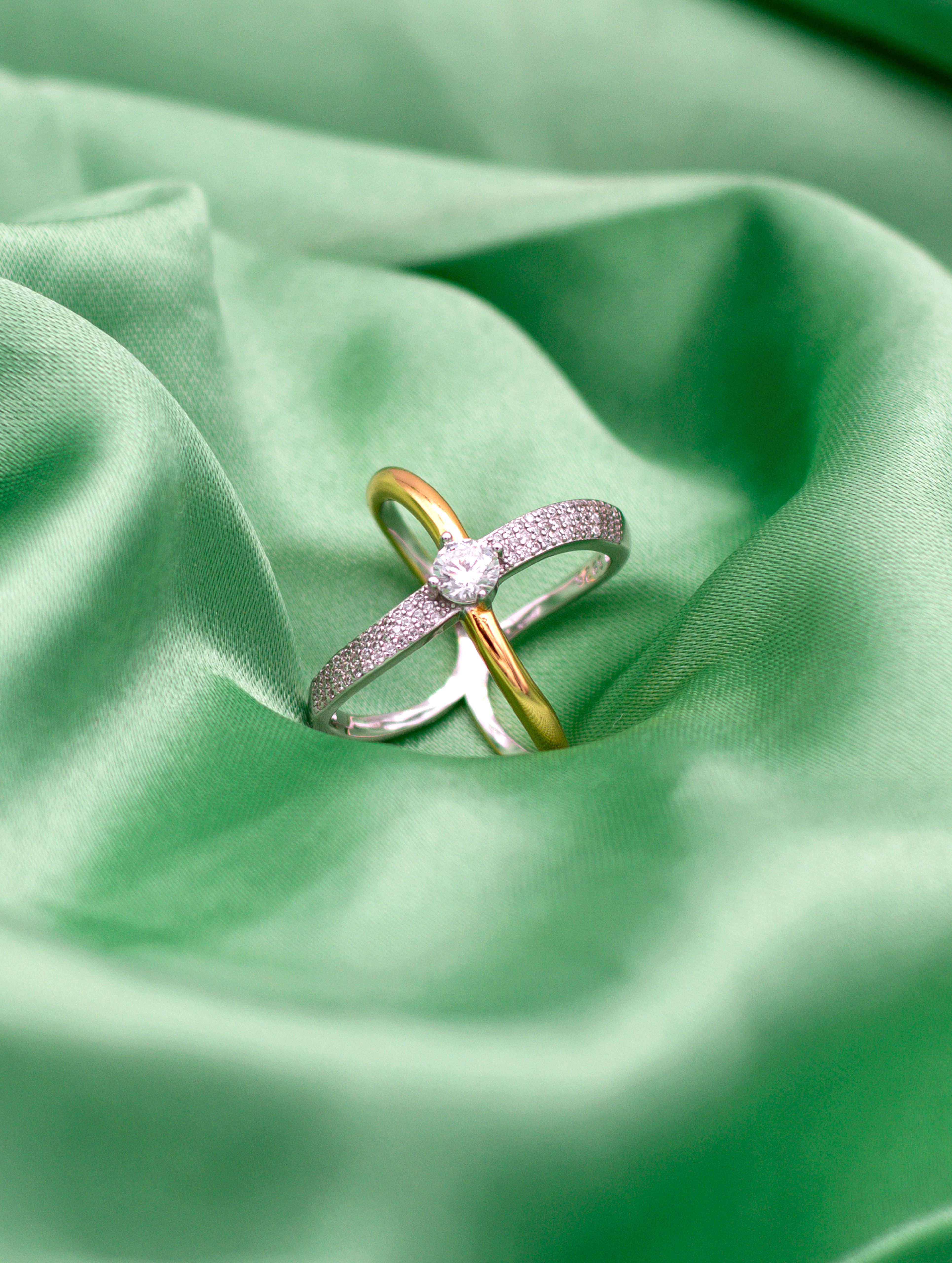 silmora Sterling Silver Rhodium Plated Ring-picture-23