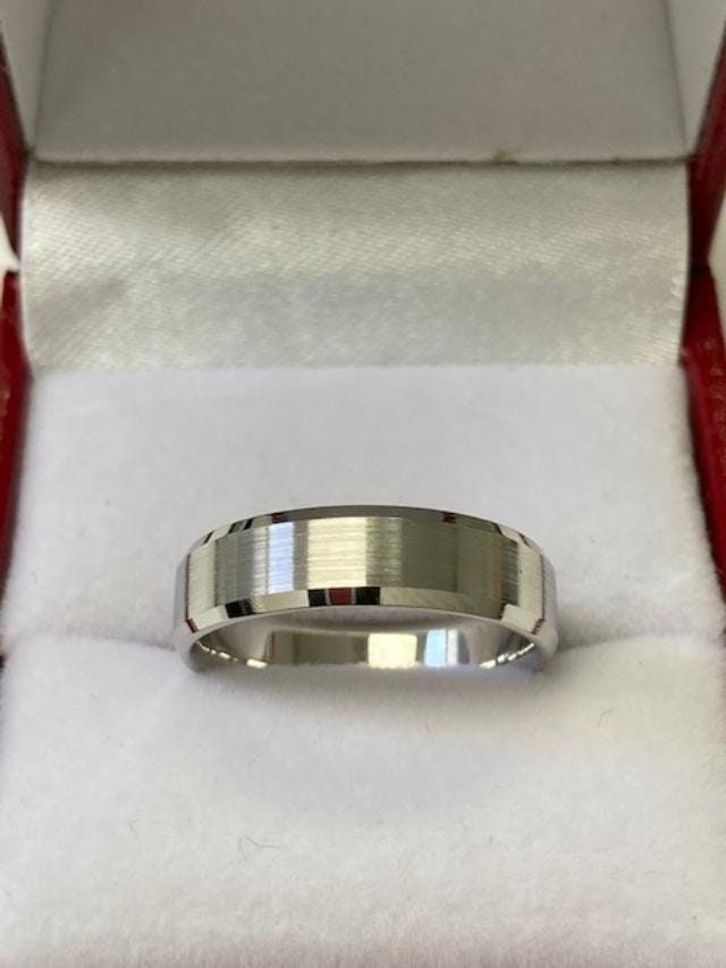 akansha Silver-Toned Matte & Casual Ring for Men Stainless Steel Ring-picture-3