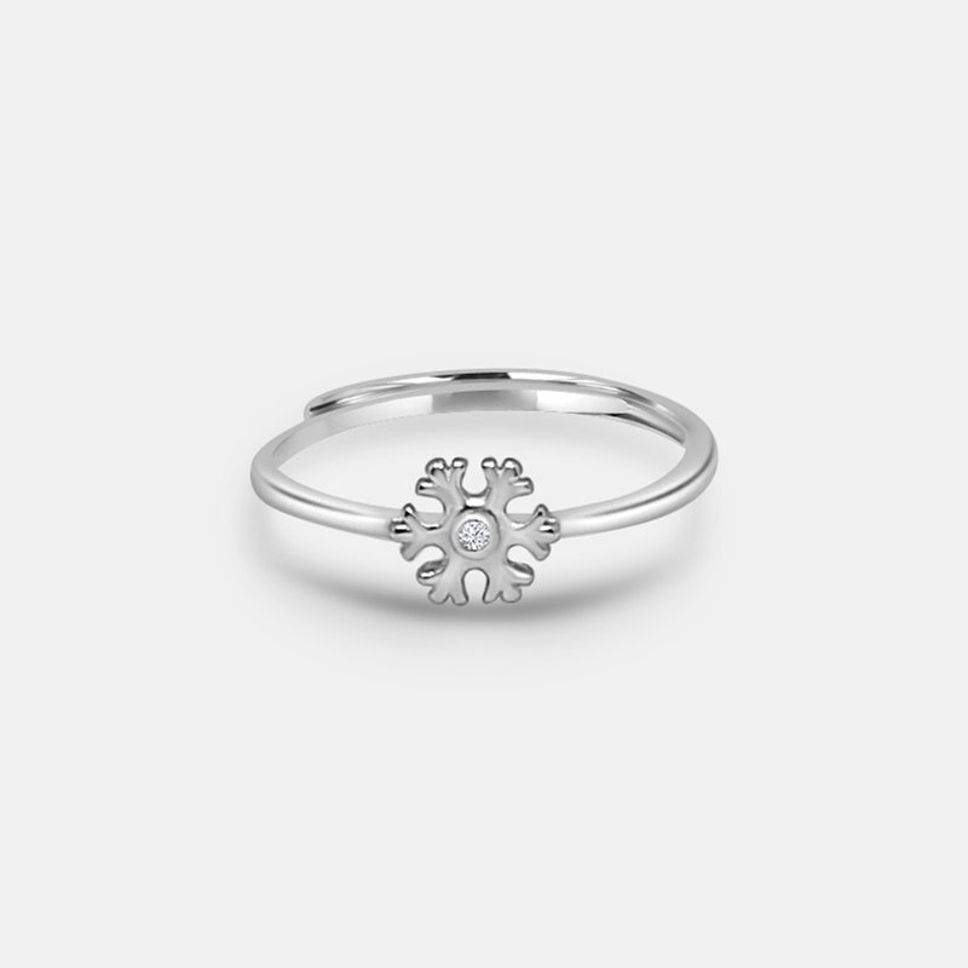apna silver Silver Cubic Zirconia Rhodium Plated Ring-picture-24