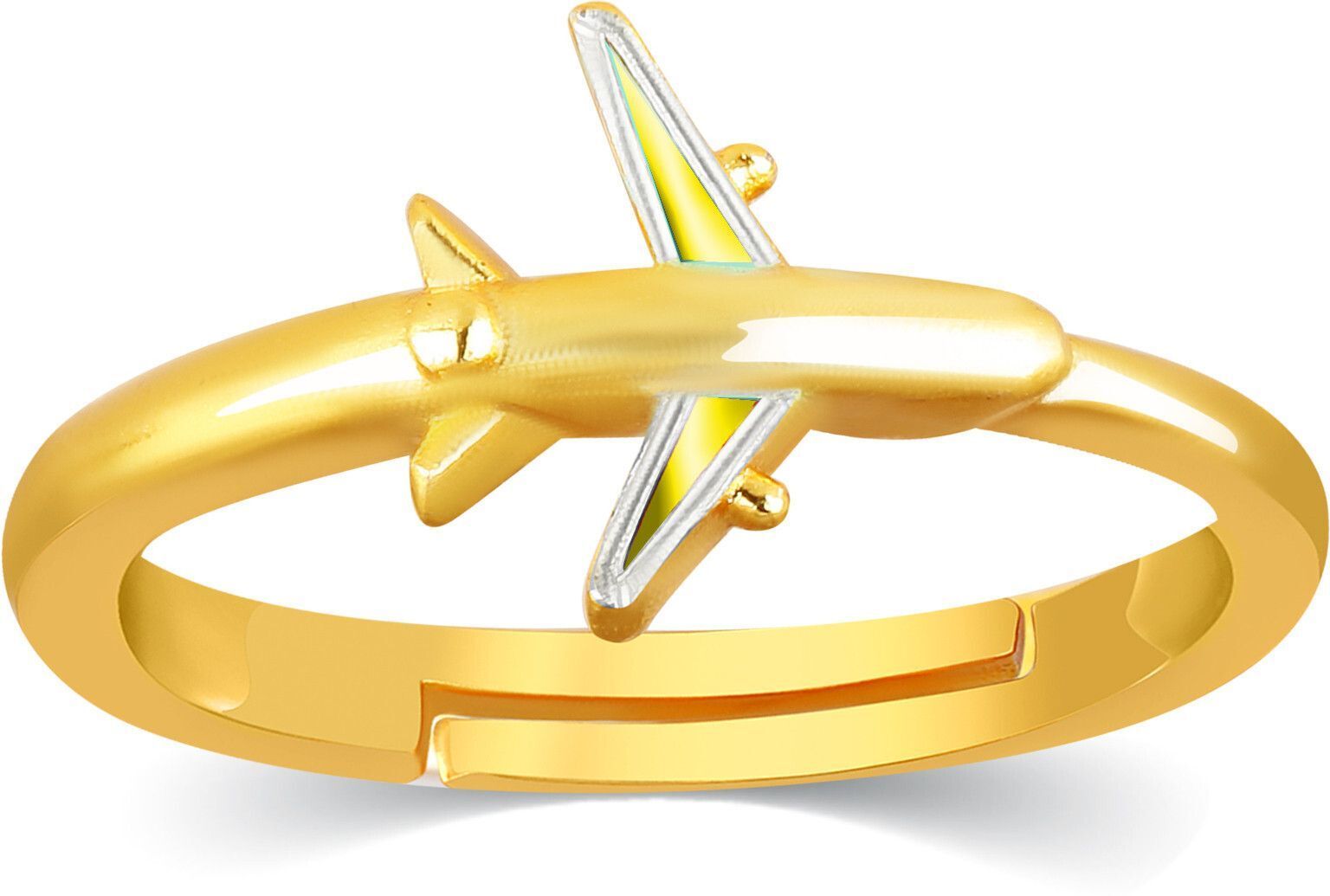 house of common Brass Gold Plated Ring-picture-18