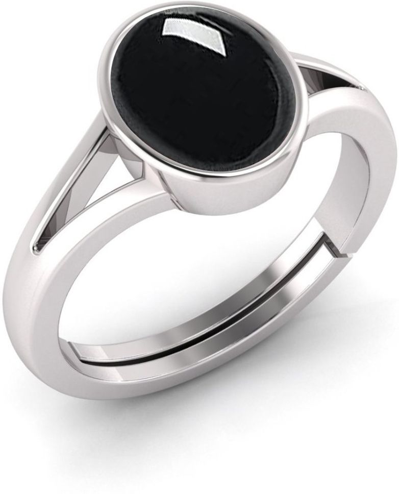pranjal gems Natural 12.25 Ratti Hakik Agate Gemstone Ring Alloy Agate Sterling Silver Plated Ring-picture-17