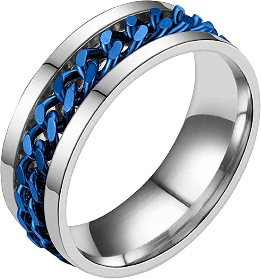 Forever Love Band Rings Stainless Steel Silver Plated Ring-image-46