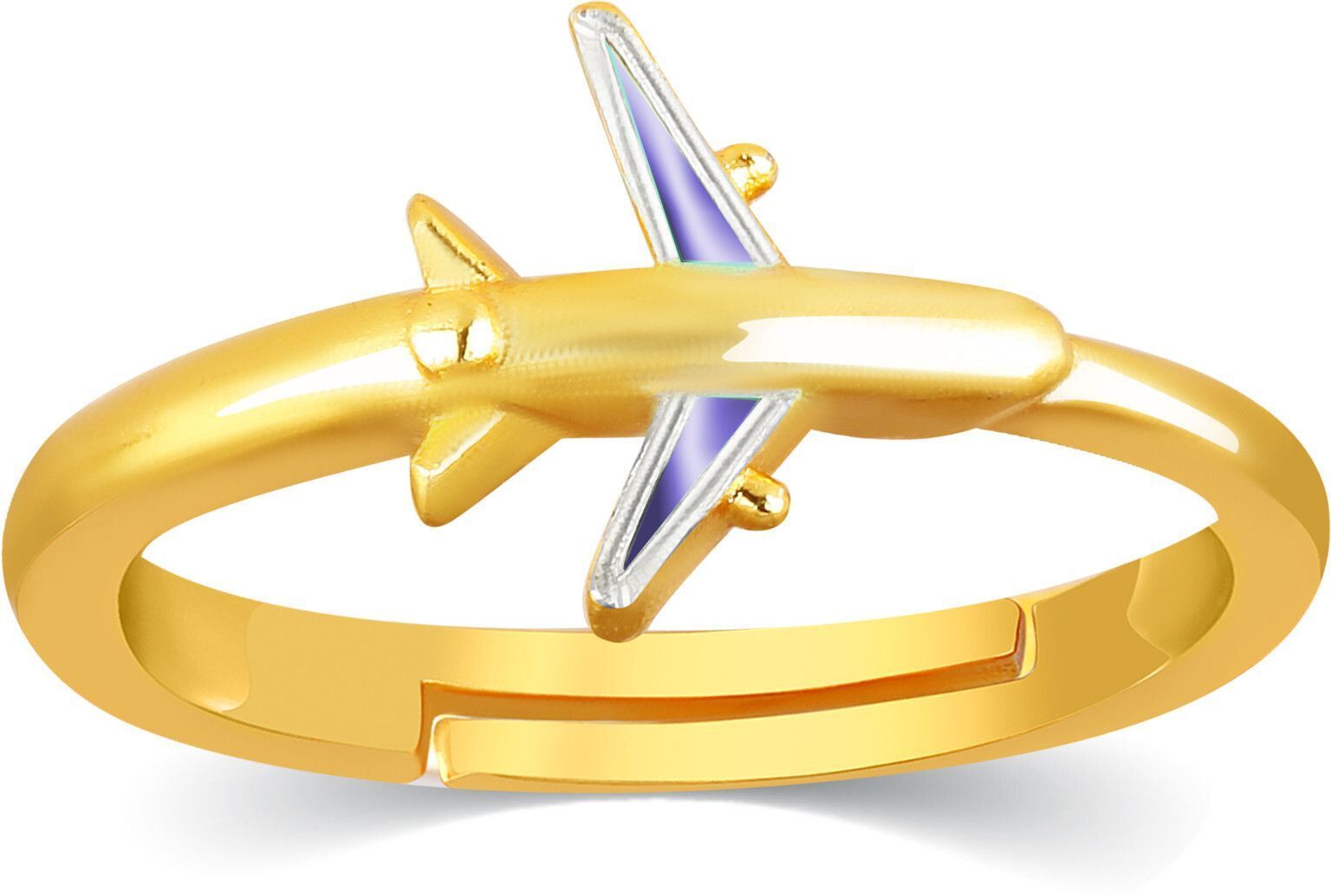 house of common Brass Gold Plated Ring-picture-21