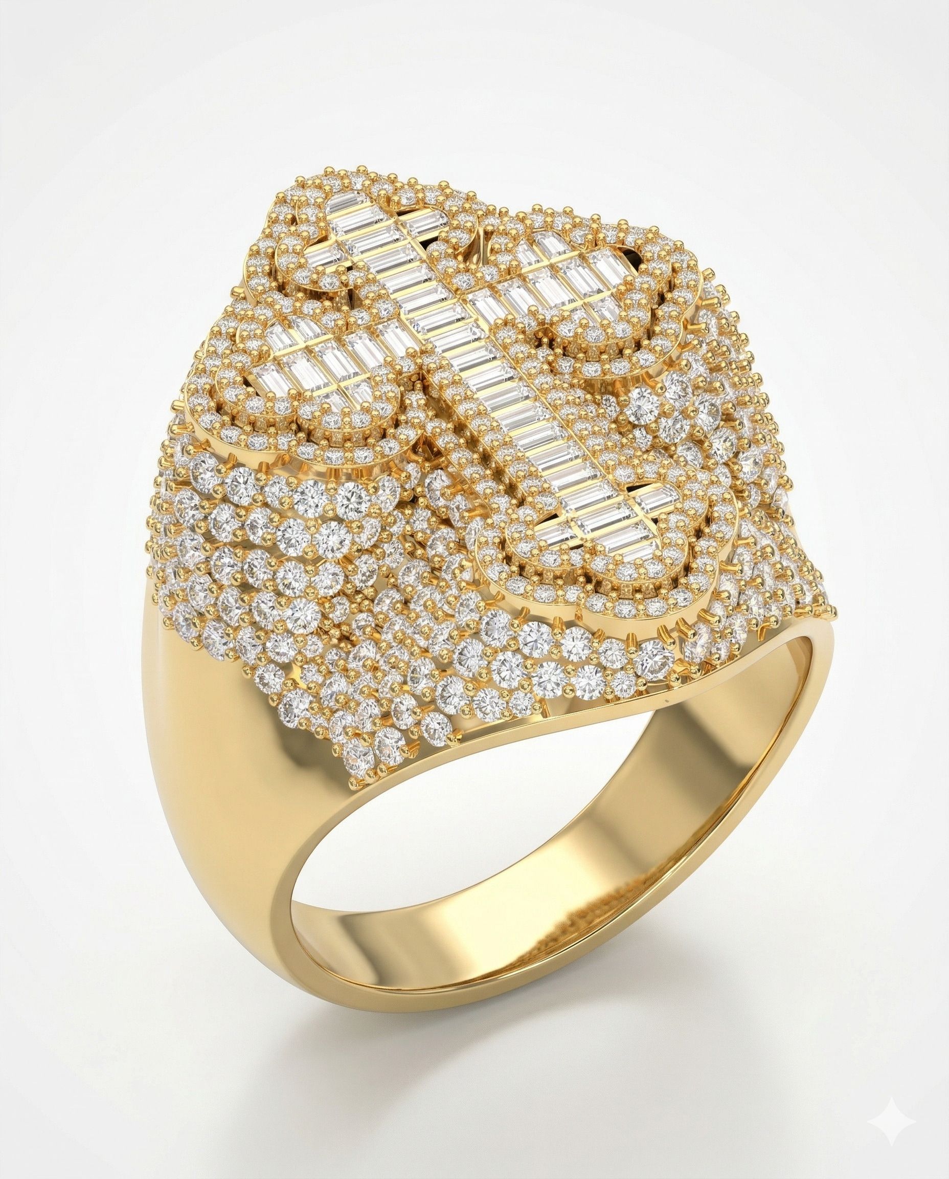 sumie Sterling Silver Cubic Zirconia Gold Plated Ring-picture-16