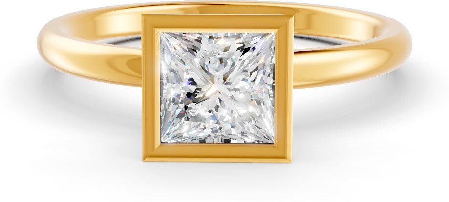 forever jewels Sterling Silver Moissanite Sterling Silver Plated Ring-picture-17